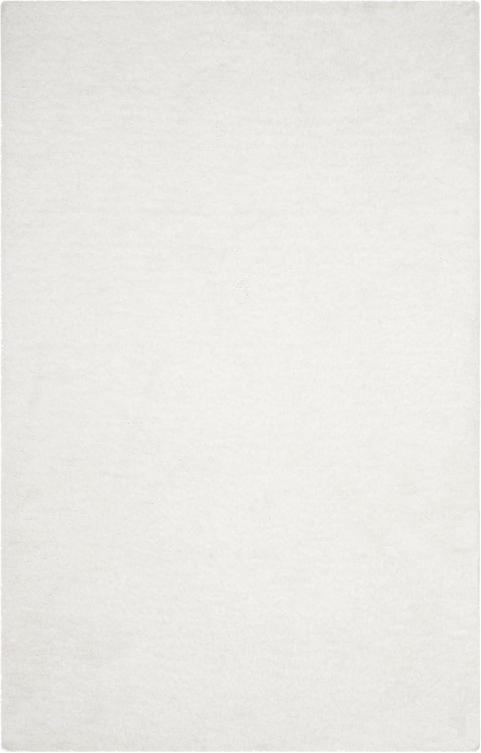 Sheep Shag SSG120 Hand Woven Area Rug - Ivory - 6'x9' - Safavieh.