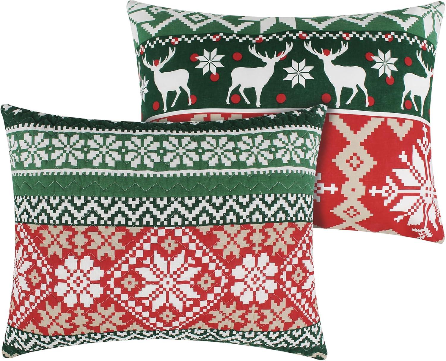 Fair Isle Holiday Quilt Set