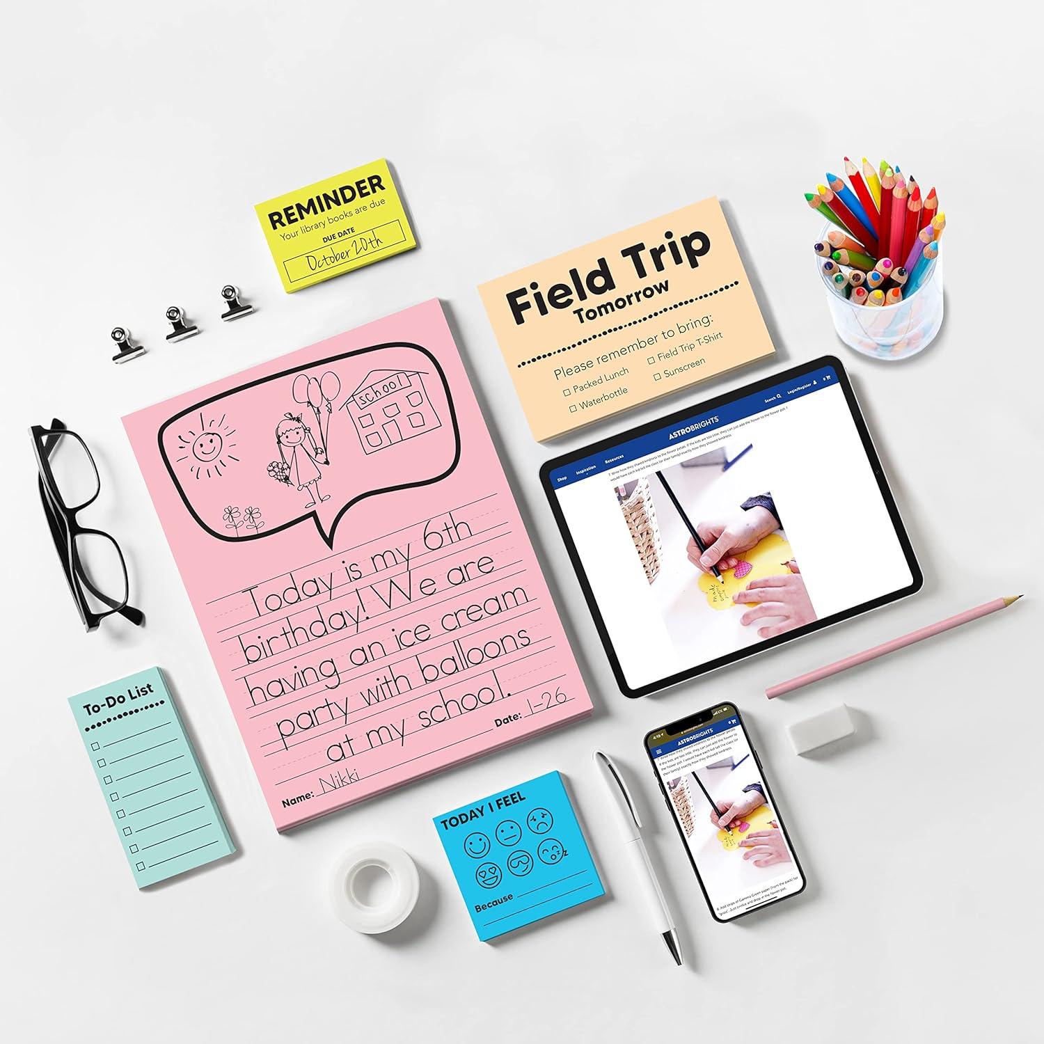 Astrobrights Sprinkle Colored Paper 24 lbs. 8.5" x 11" Assorted Colors 300 Sheets/Pack (94000)