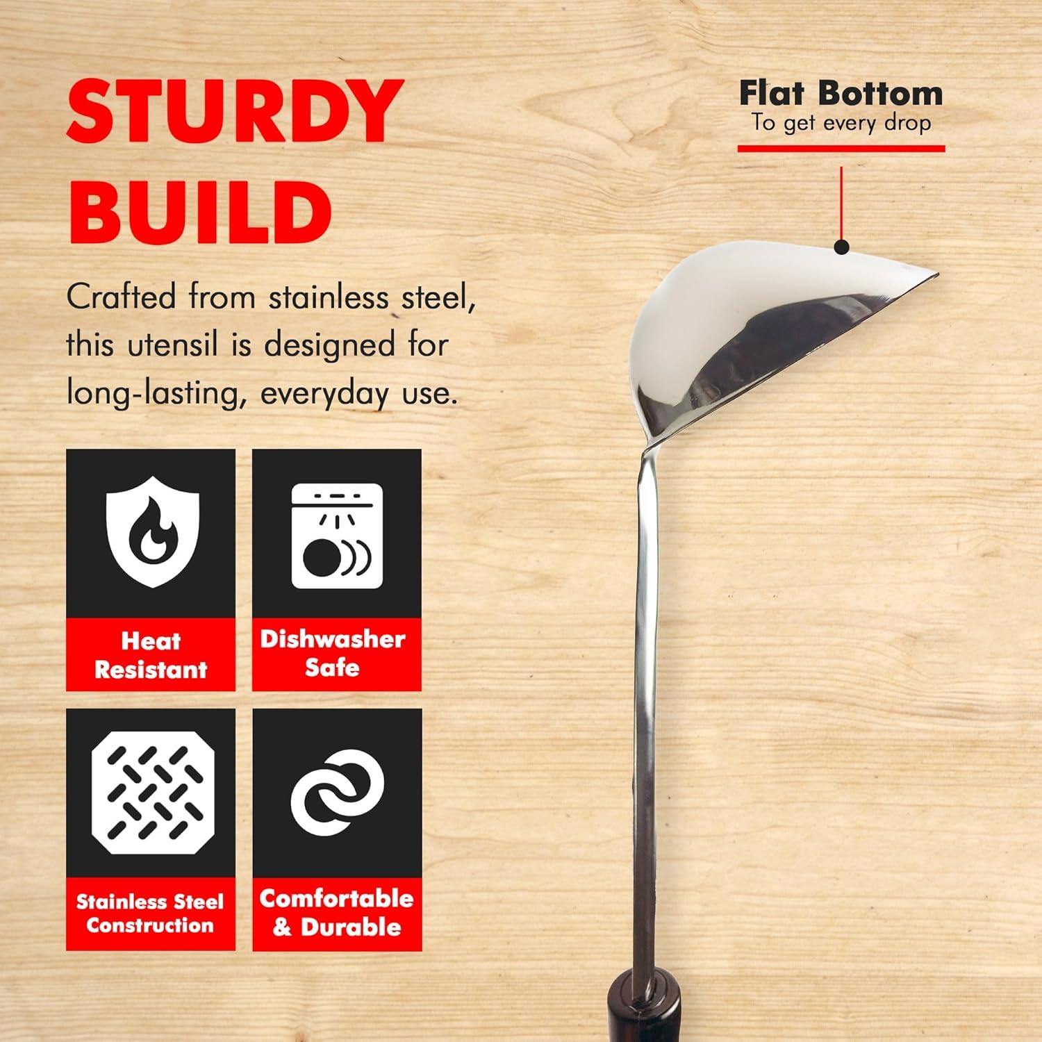 Chef Craft Heavy Duty Ladle, 13" Stainless Steel