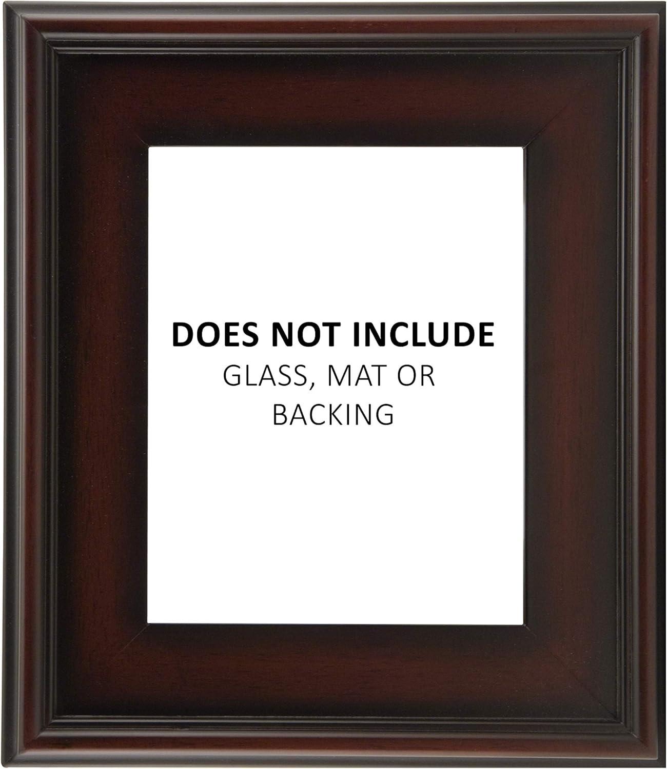 Creative Mark Plein Air Wooden Picture Frame - 6X8 Mahogany - Professional Single Frame for Art Panels, Stretched Canvas, Pictures and More, glass and backing not included