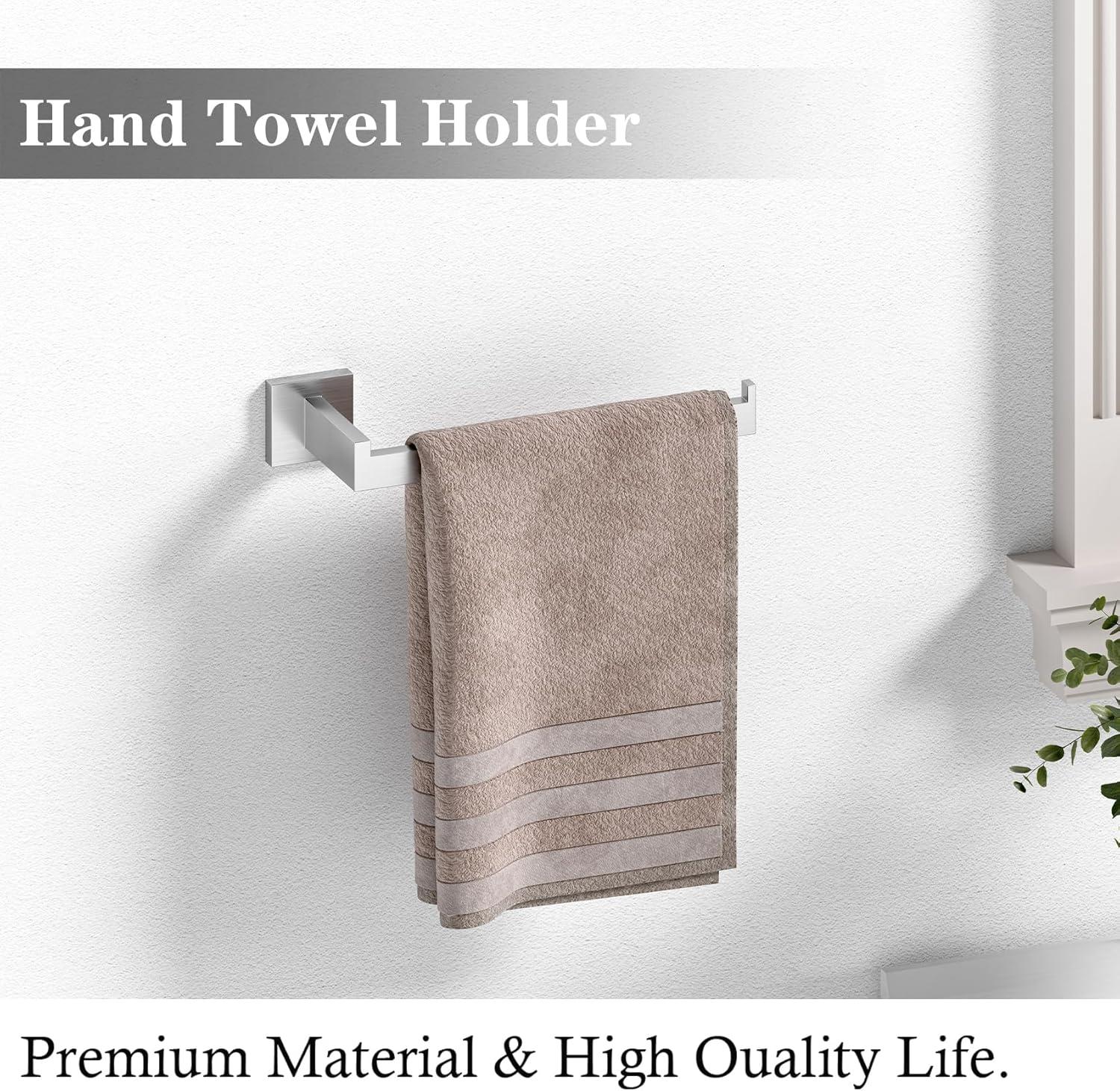 5-Pieces Bathroom Hardware Accessories Set,Towel Racks for Bathroom Wall Mounted.