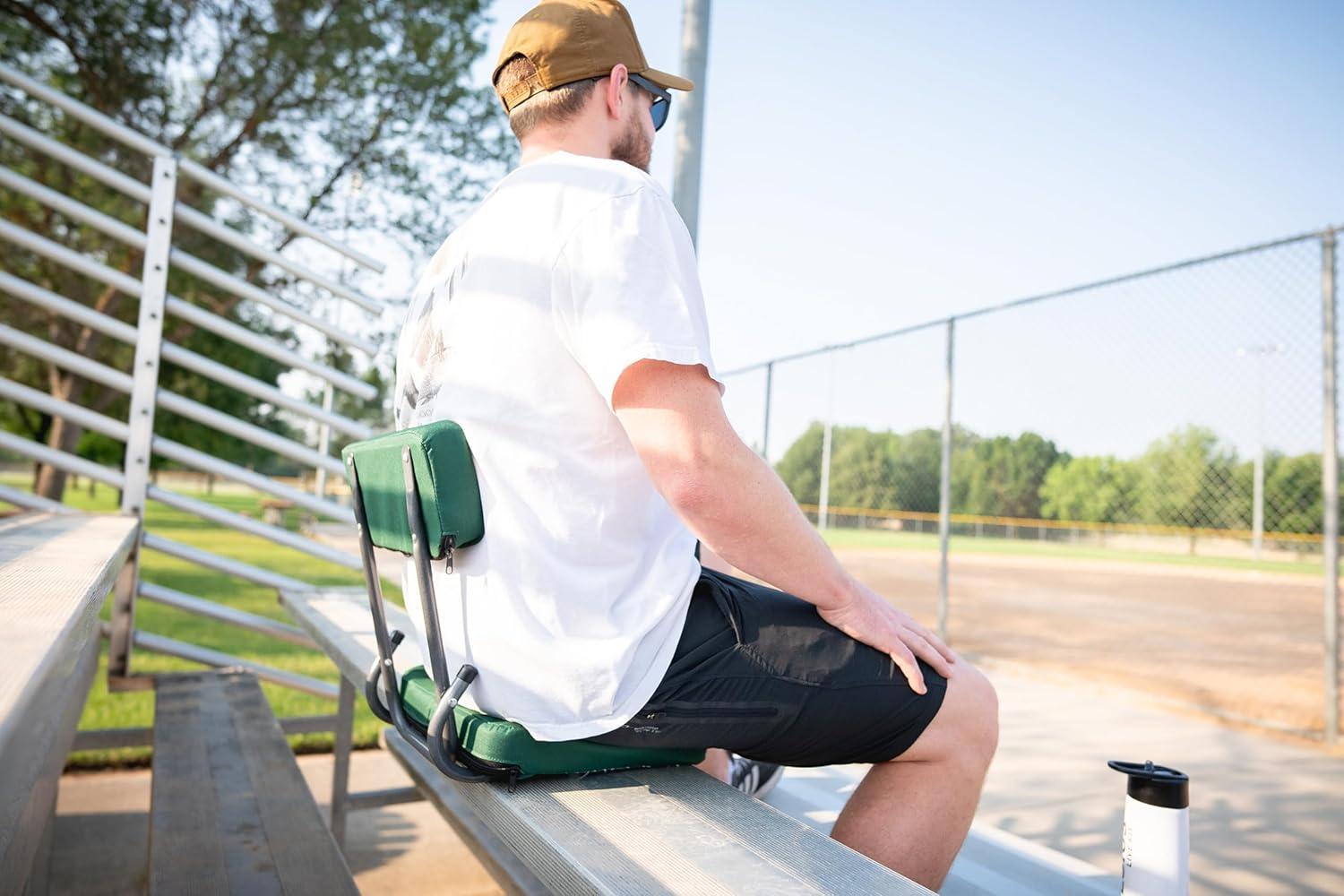 Stansport Steel Frame Foldable Coliseum Seat - Green