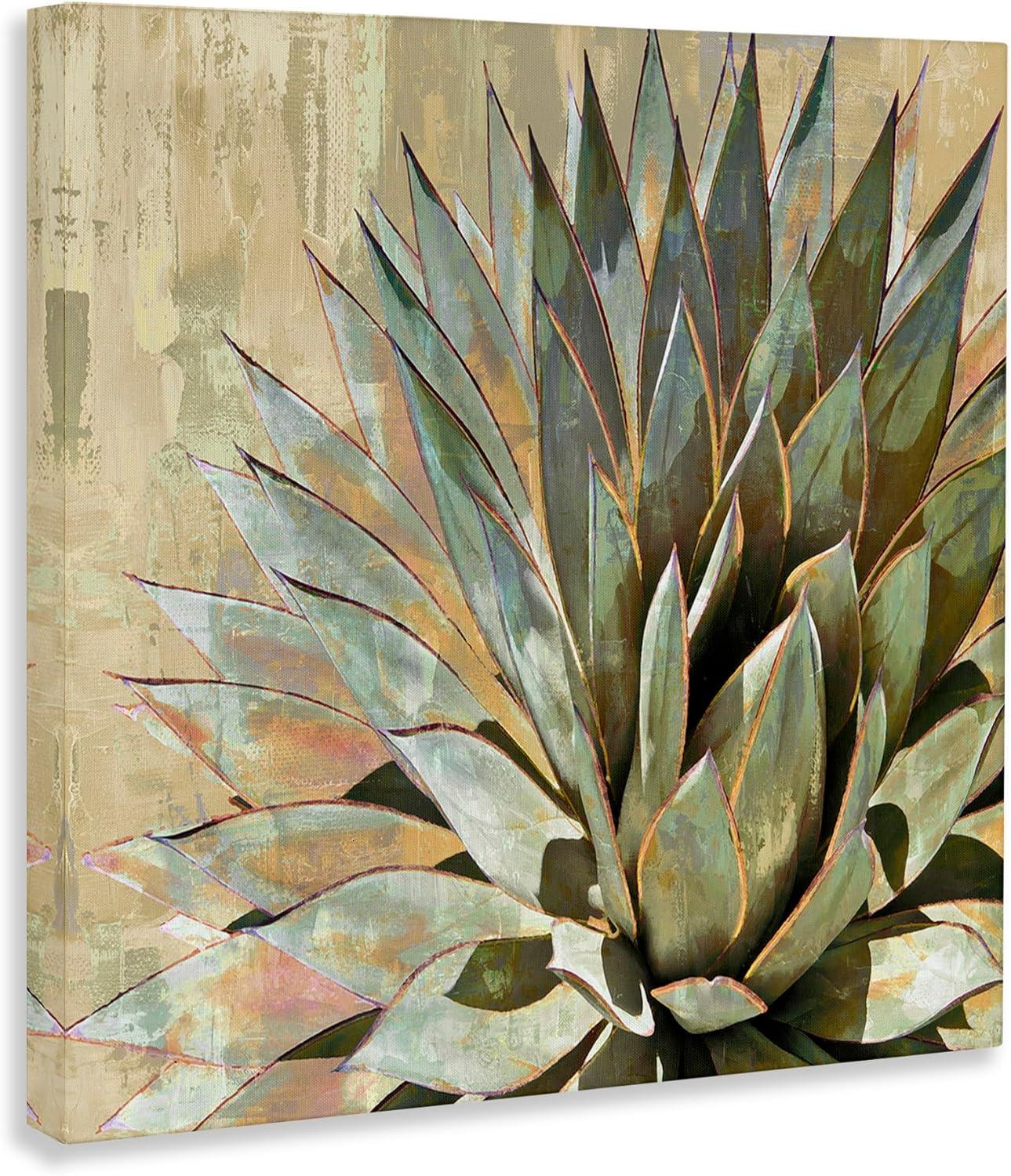 Stupell Industries Green Succulent Agave Leaves, 24" x 24"