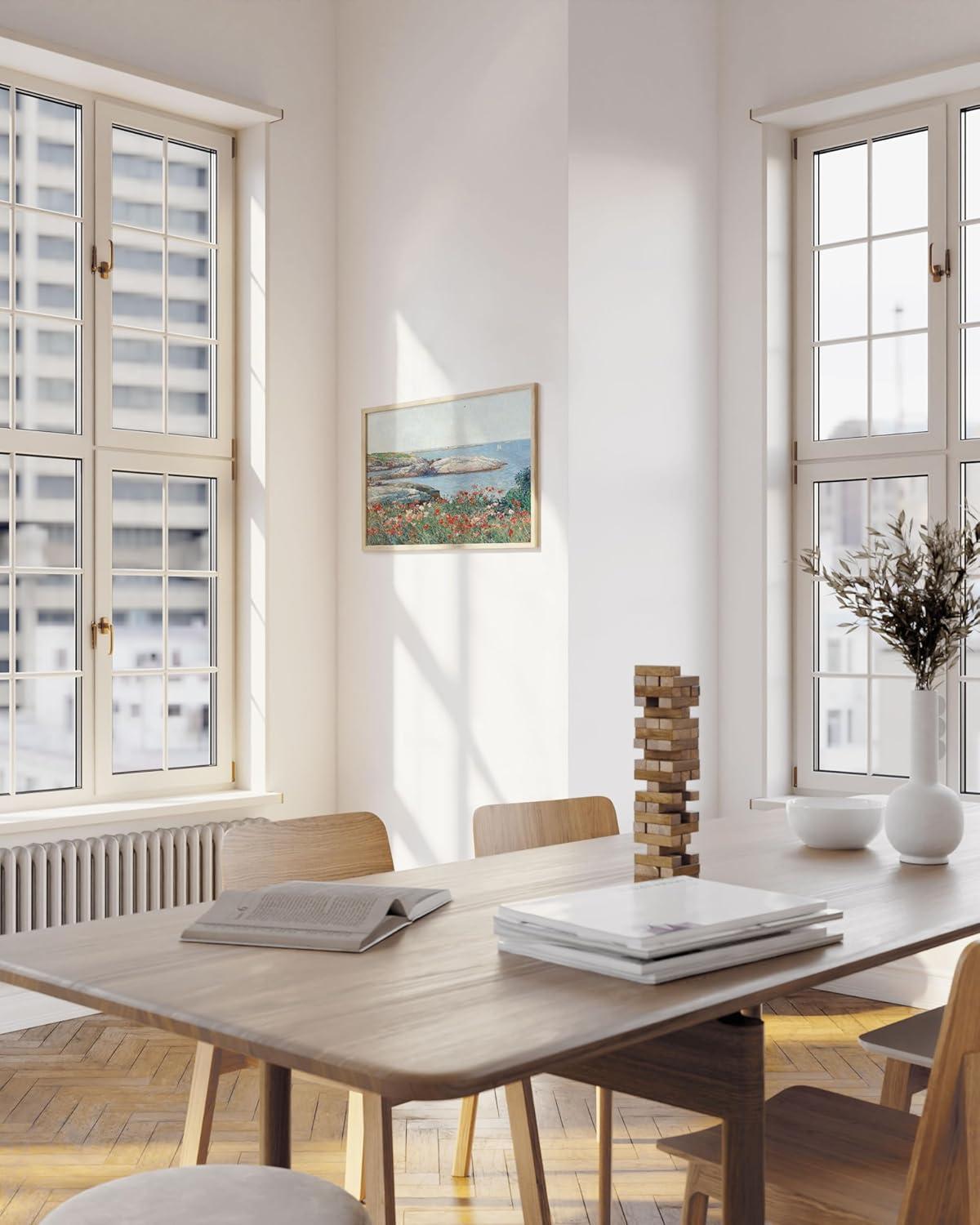 HAUS AND HUES Wildflower Wall Art Prints - Vintage Flower Wall Art and Paintings for Living Room, Floral Wall Art and Nature Pictures Wall Decor (8x10 Unframed)