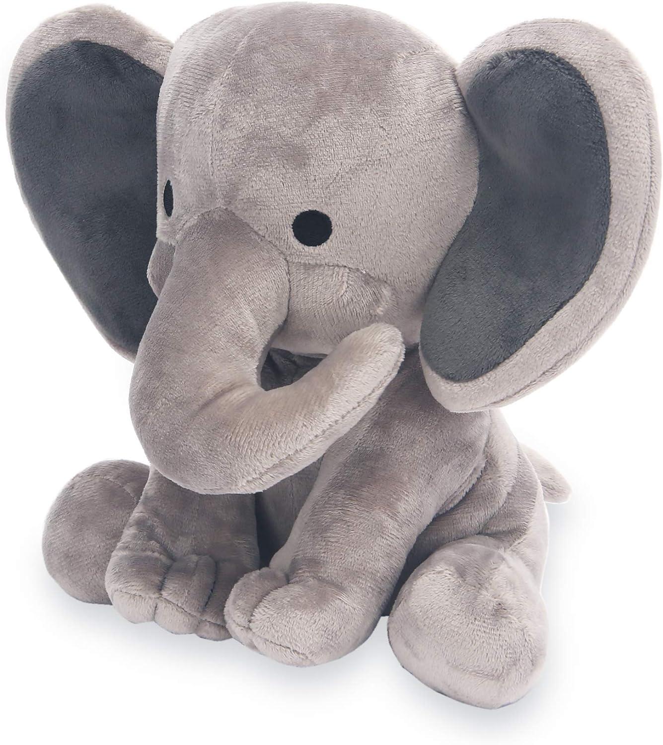 Bedtime Originals Choo Choo Gray Plush Elephant Stuffed Animal - Humphrey