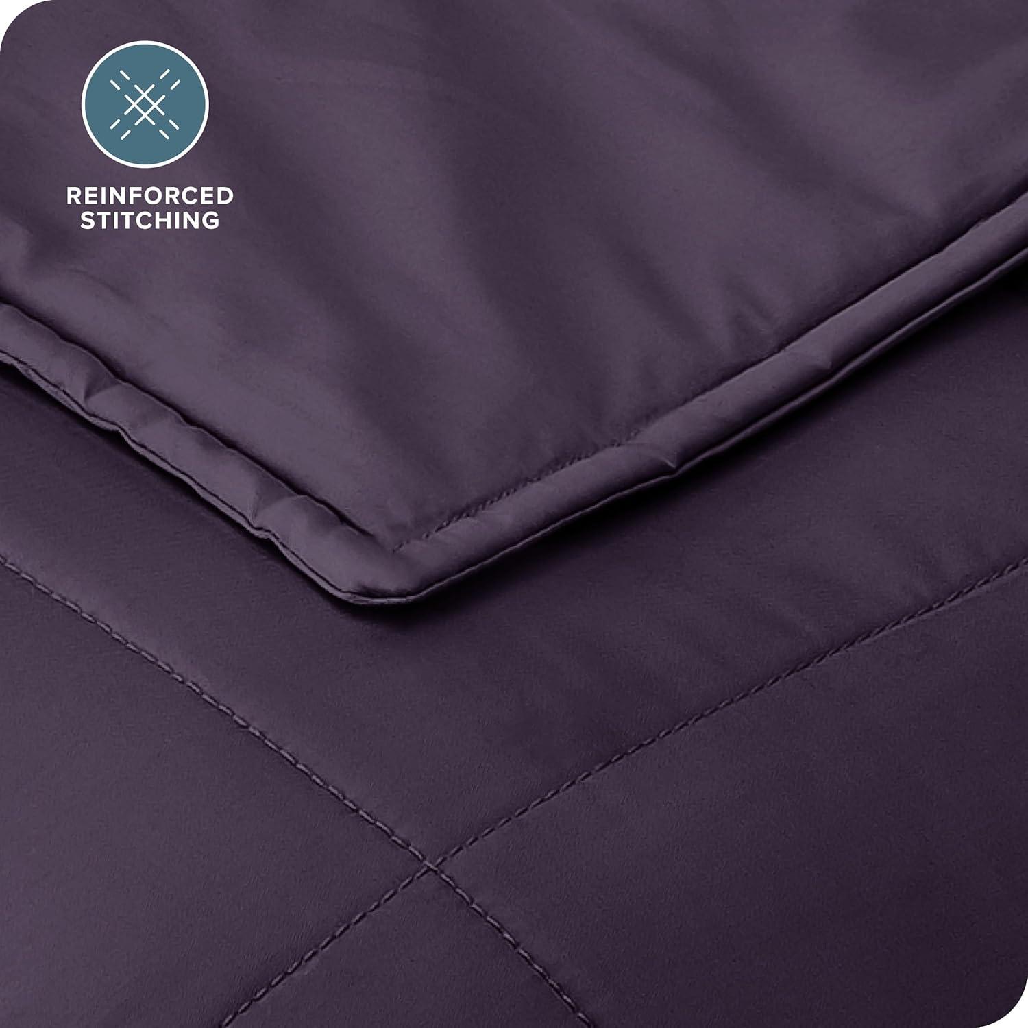 Bare Home Cotton Twill Weighted Blanket