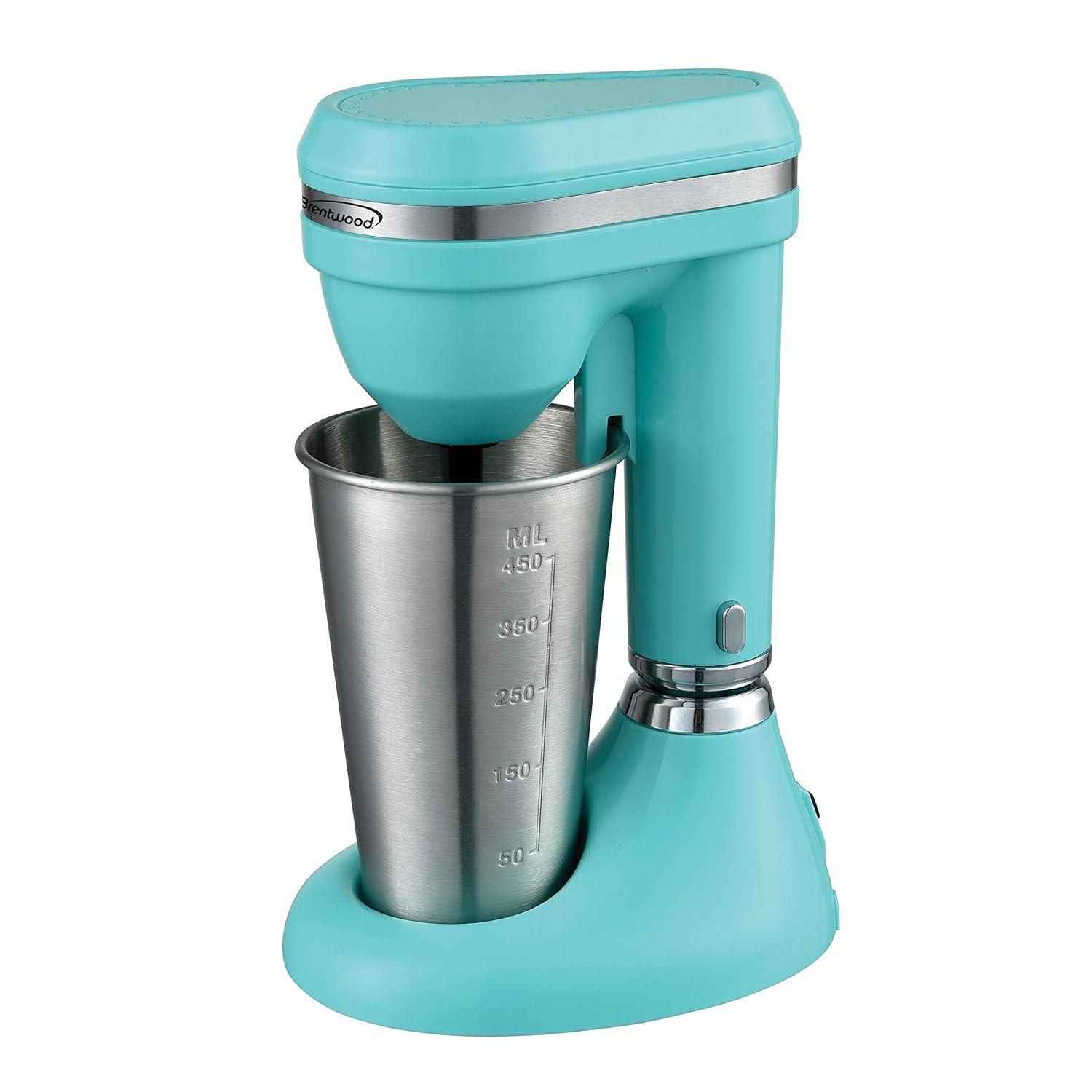 Brentwood 15oz Classic Milkshake Maker, Turquoise