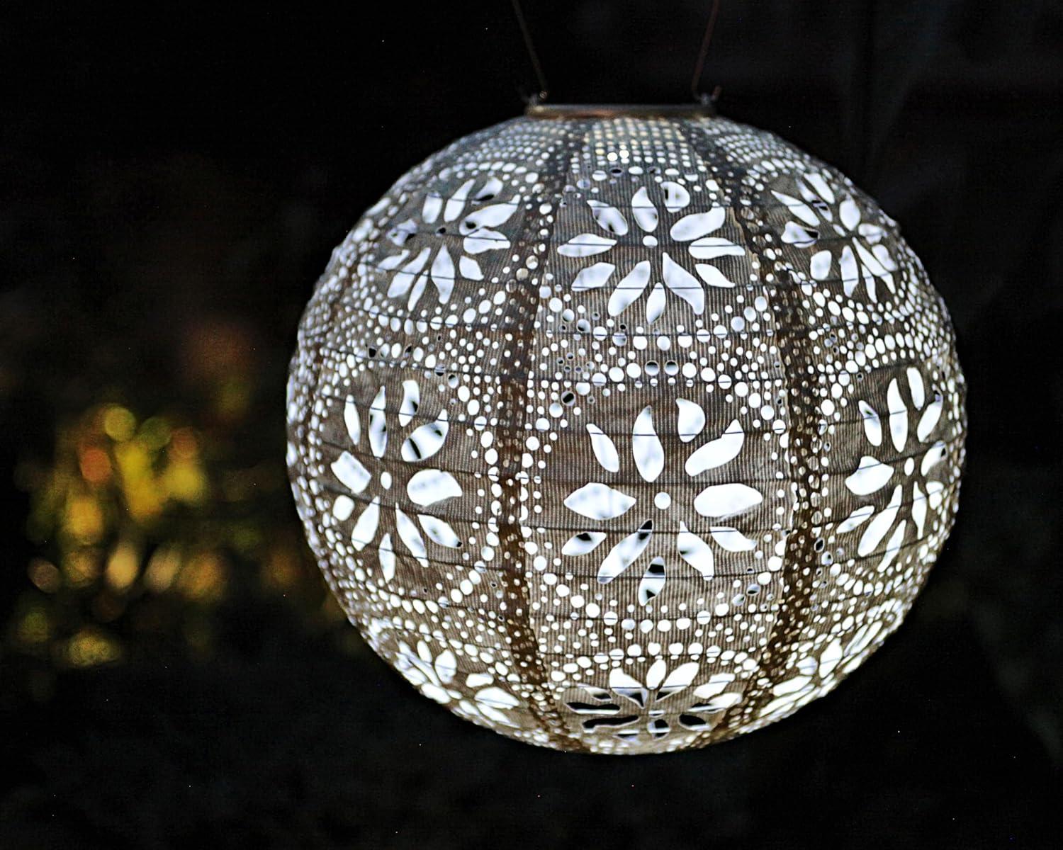 Boho Globe Solar Outdoor Lantern