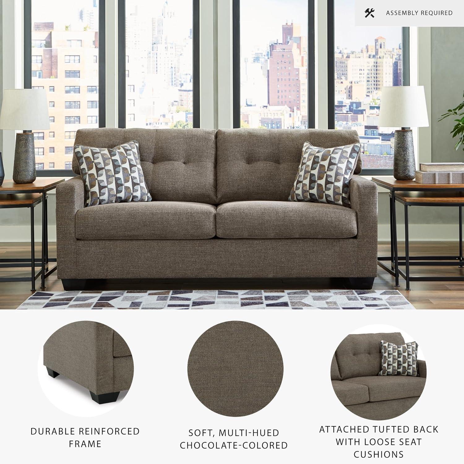 Ashley Furniture Mahoney Chocolate Full Sofa Sleeper