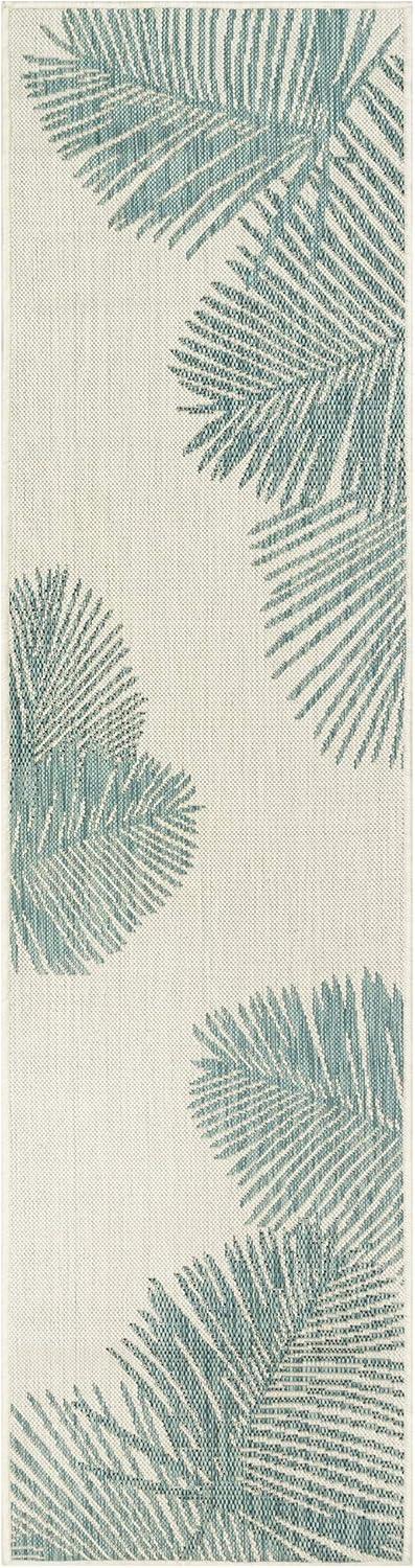 Liora Manne Carmel  Indoor/Outdoor Rug  Aqua..