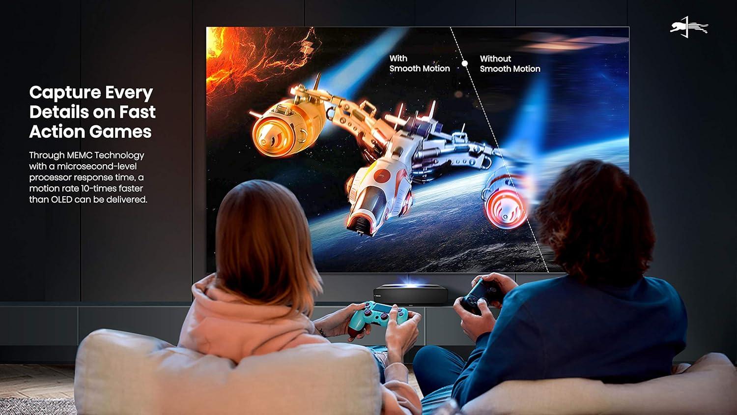 Hisense 120L5F-RB UHD Cinema Ultra Short Throw Video Projector, No screen - Certified Refurbished