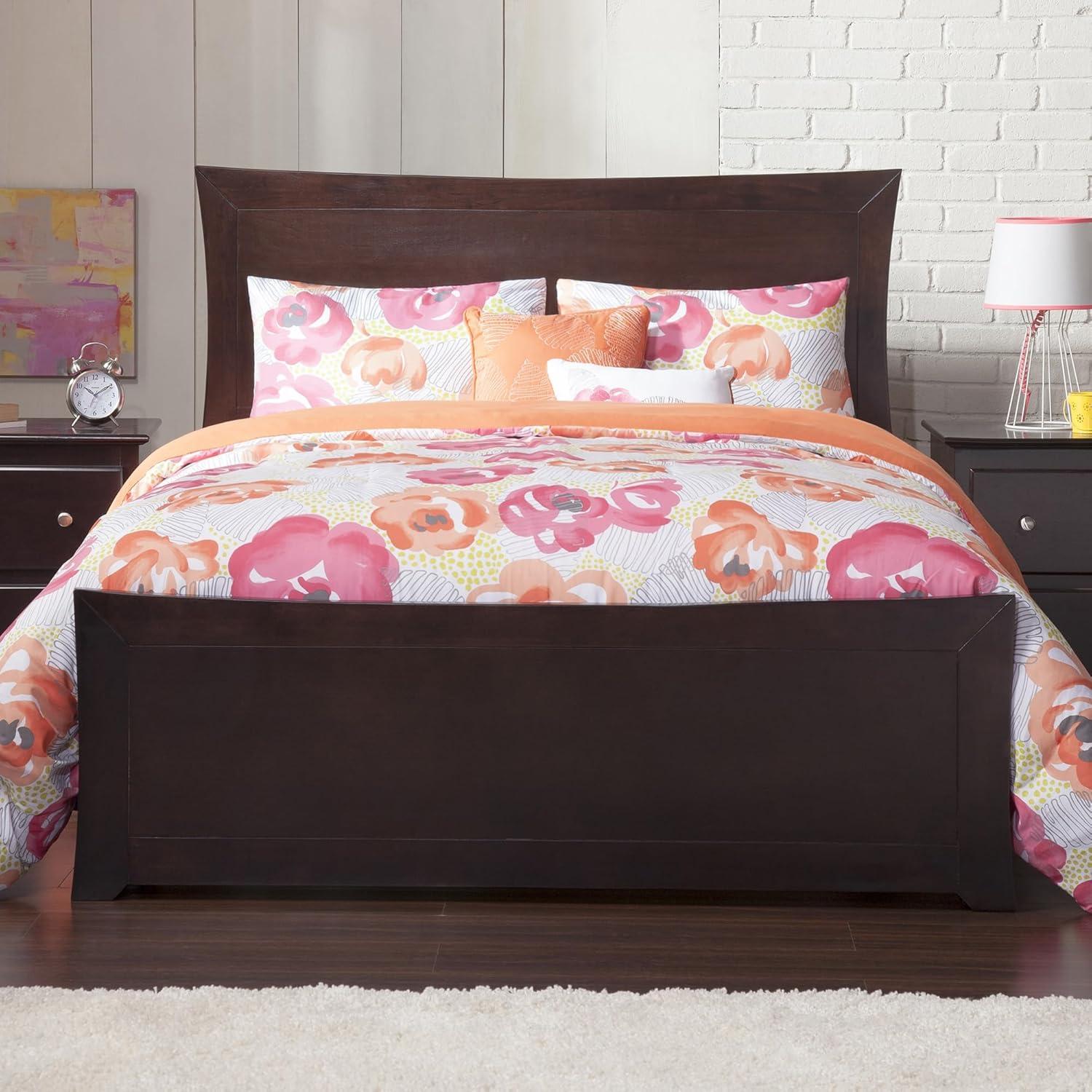 AFI Furnishings Metro Low Profile Solid Wood Platform Bed with Matching Footboard