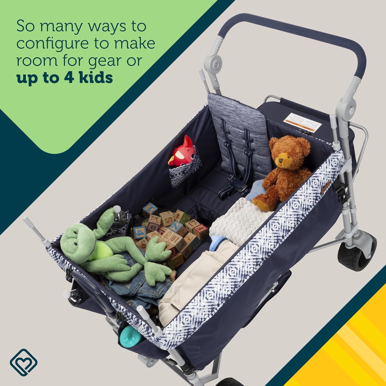 Safety 1st Summit Quad Stroller Wagon - Navy Ink