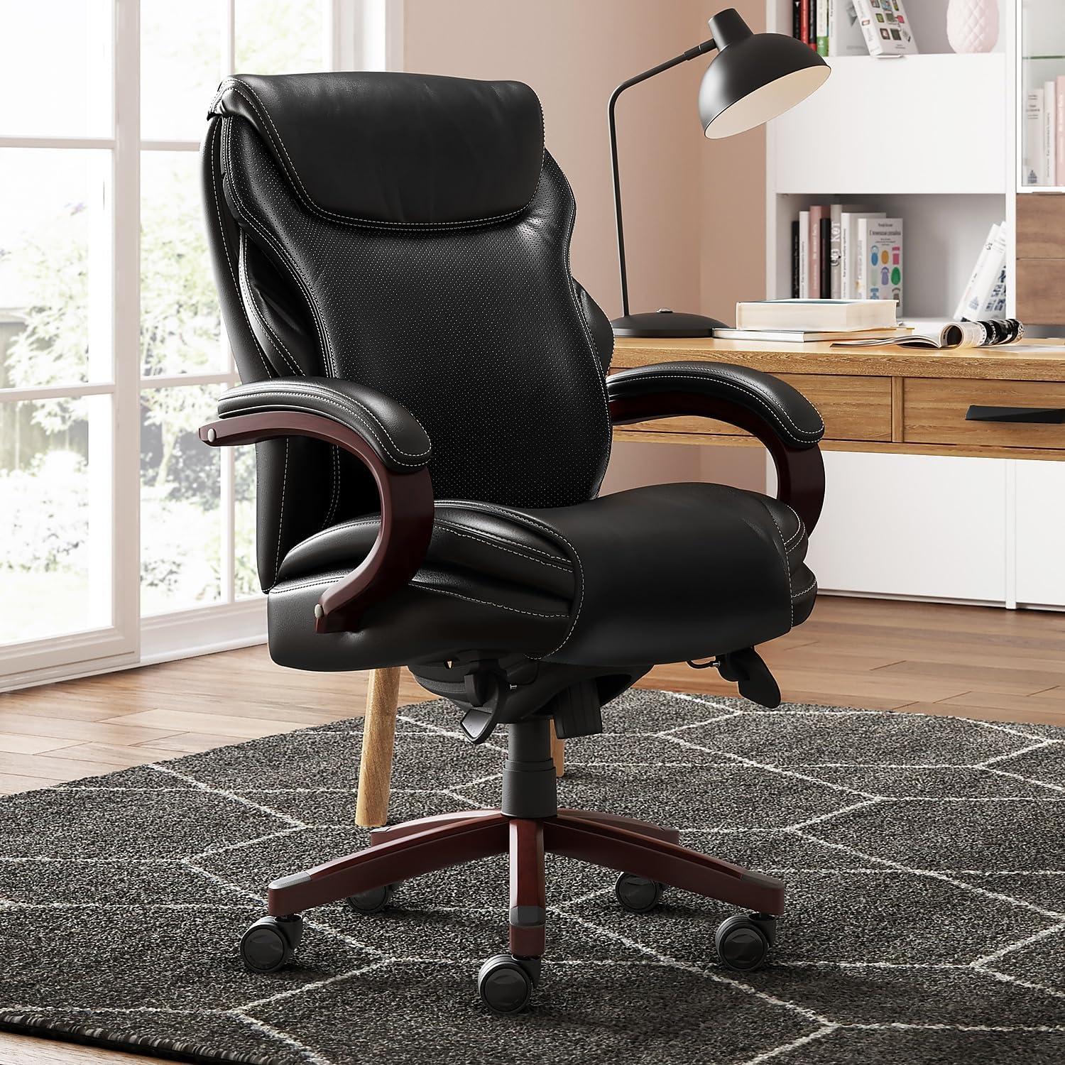 Hyland La-Z-Boy Executive Office Chair with AIR Lumbar Technology and Adjustable High-Back