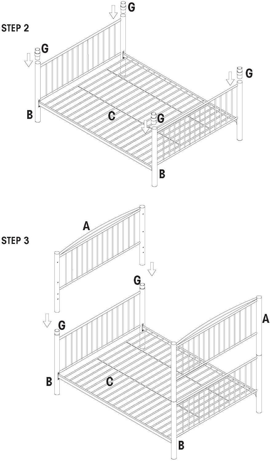 Sleek Black Metal Full Over Full Bunk Bed with Easy-Access Ladder