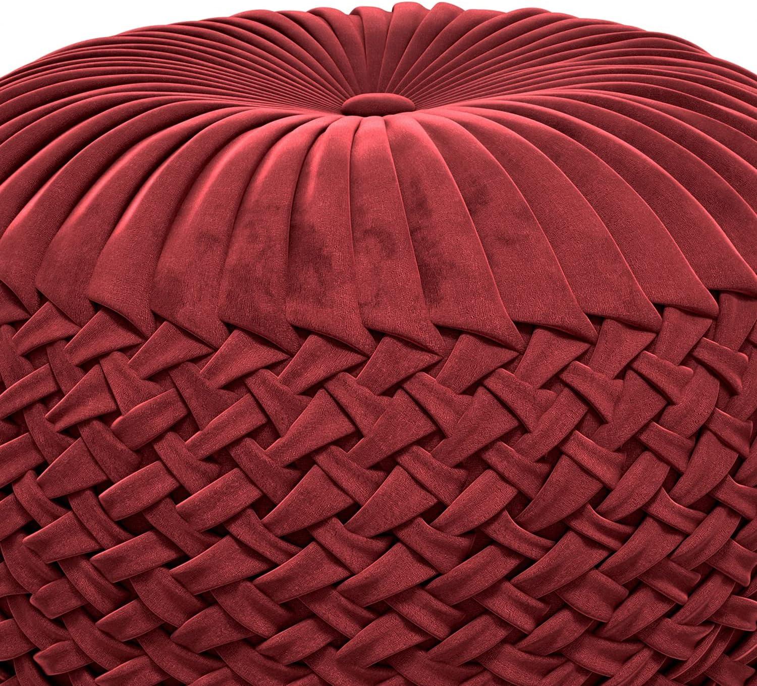 Grafton Velvet Pouf