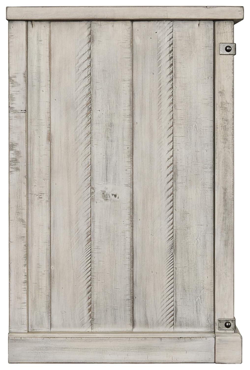 Modern Farmhouse 50" Gray TV Stand with Sliding Barn Doors