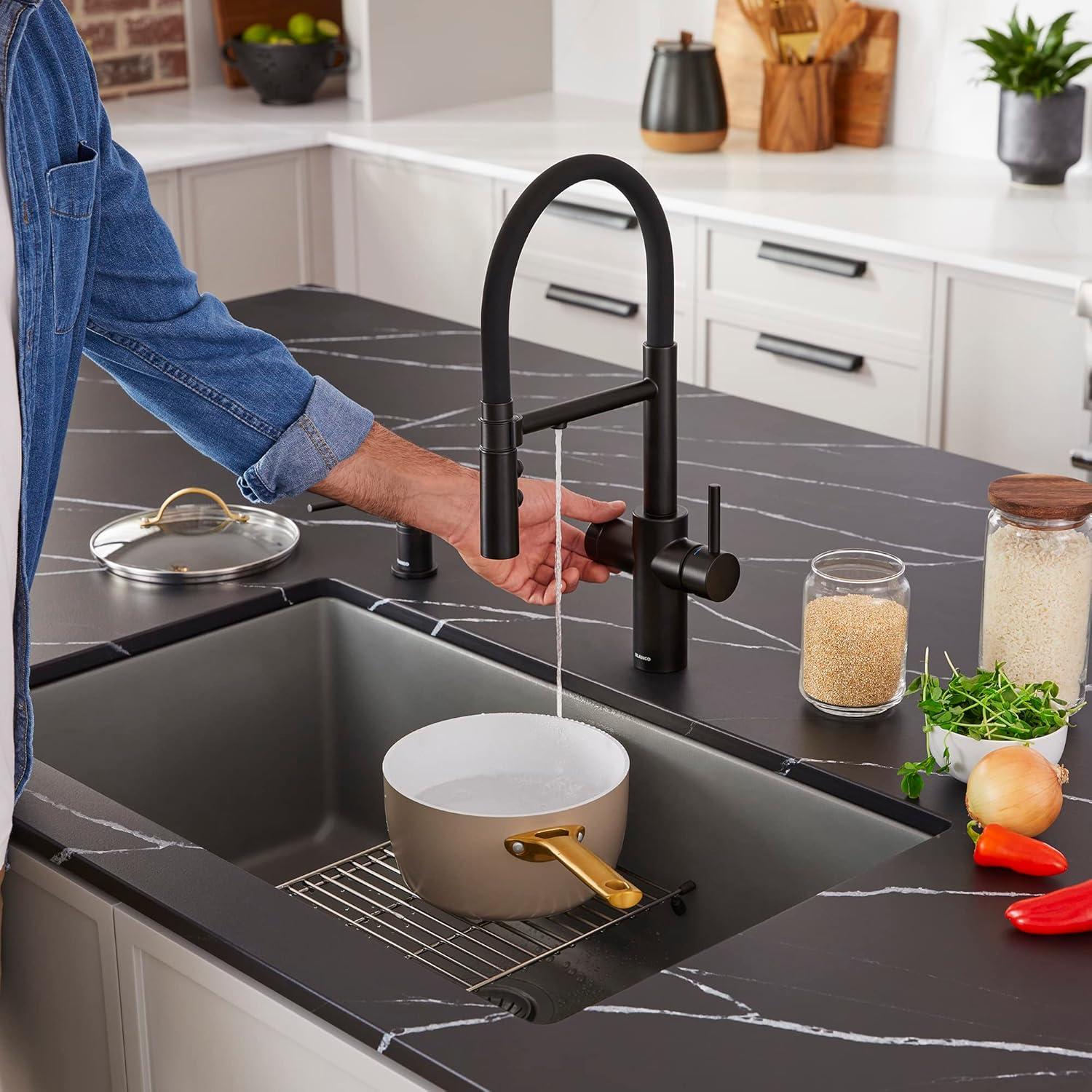 Catris Flexo Filter-Ready Semi-Pro Pull Down Single Handle Kitchen Faucet
