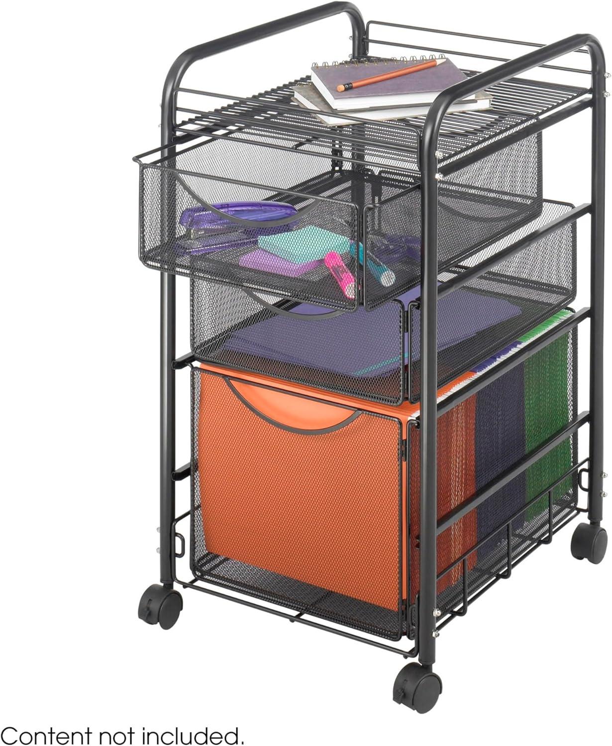 Onyx™ Mesh Mobile File Cart