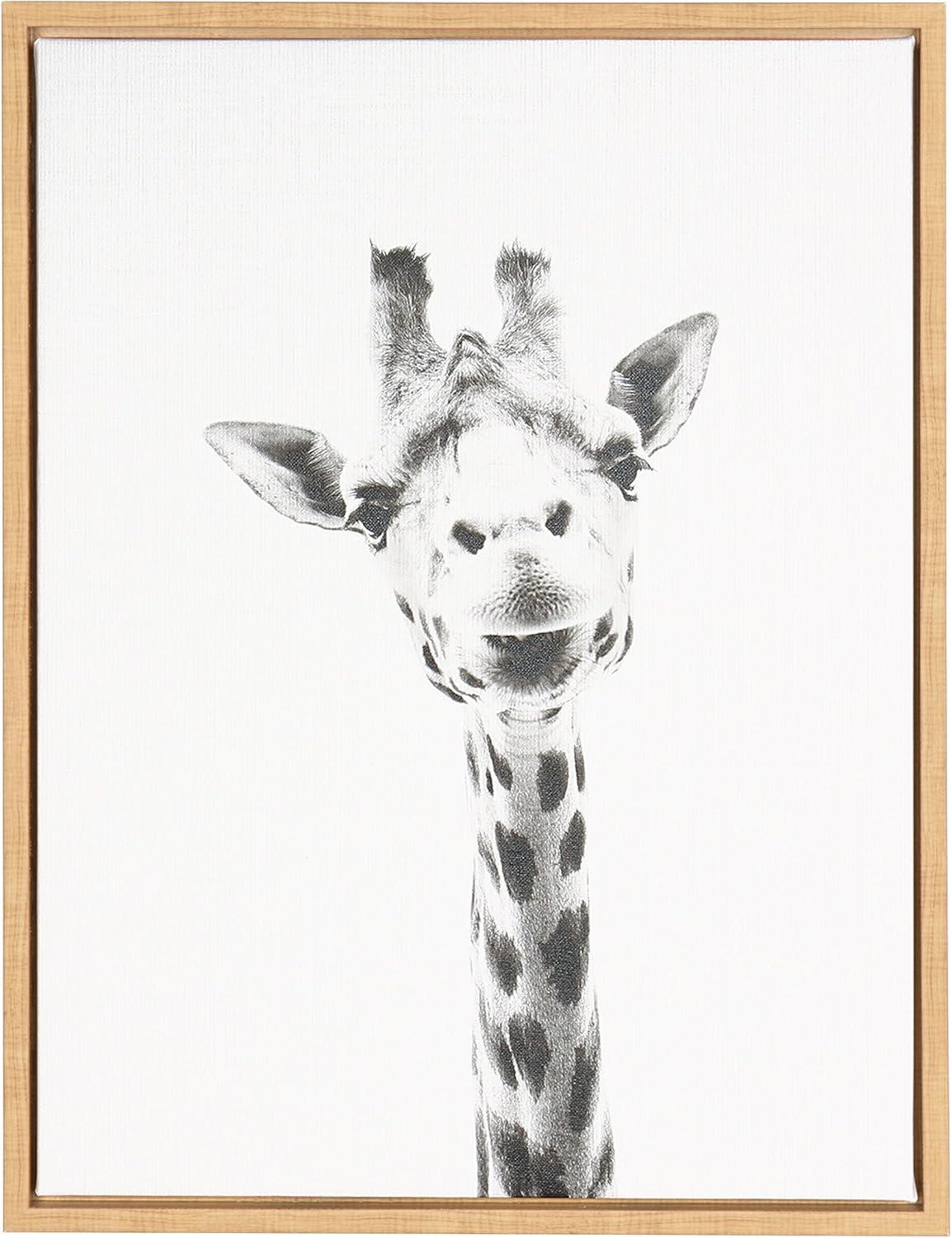 " Giraffe Portrait " by Simon Te