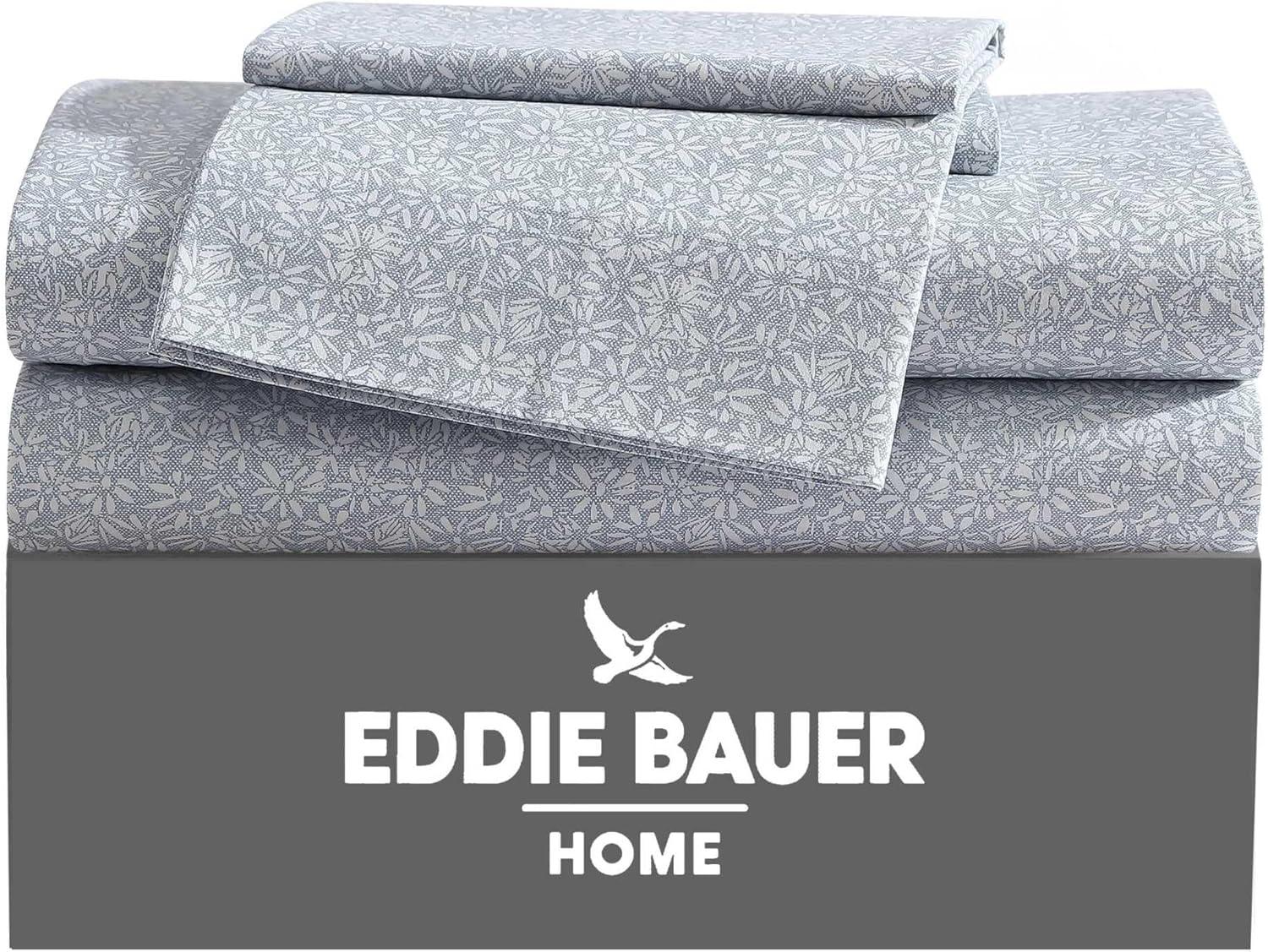 Eddie Bauer Printed Cotton Percale Sheet Sets