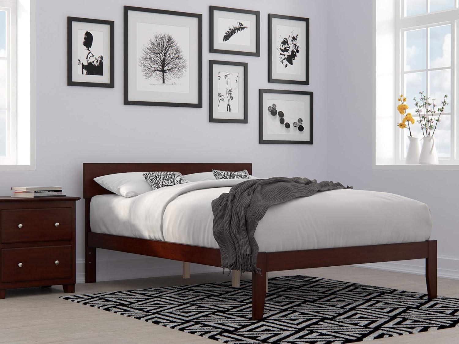 Boston Full Bed in Walnut