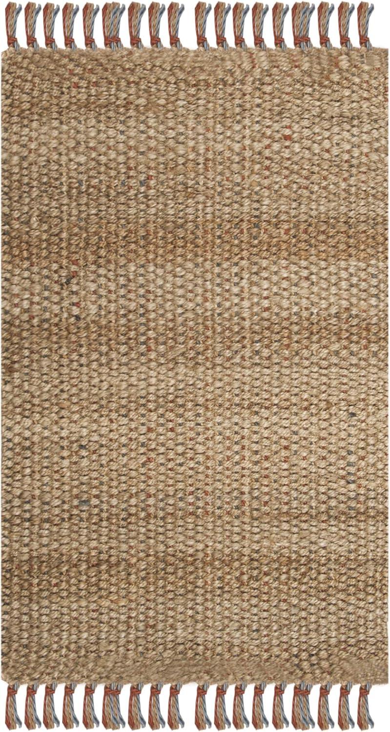 Natural Fiber NF455 Hand Woven Indoor Accent Rug - Natural/Multi - 2'6"x4' - Safavieh.