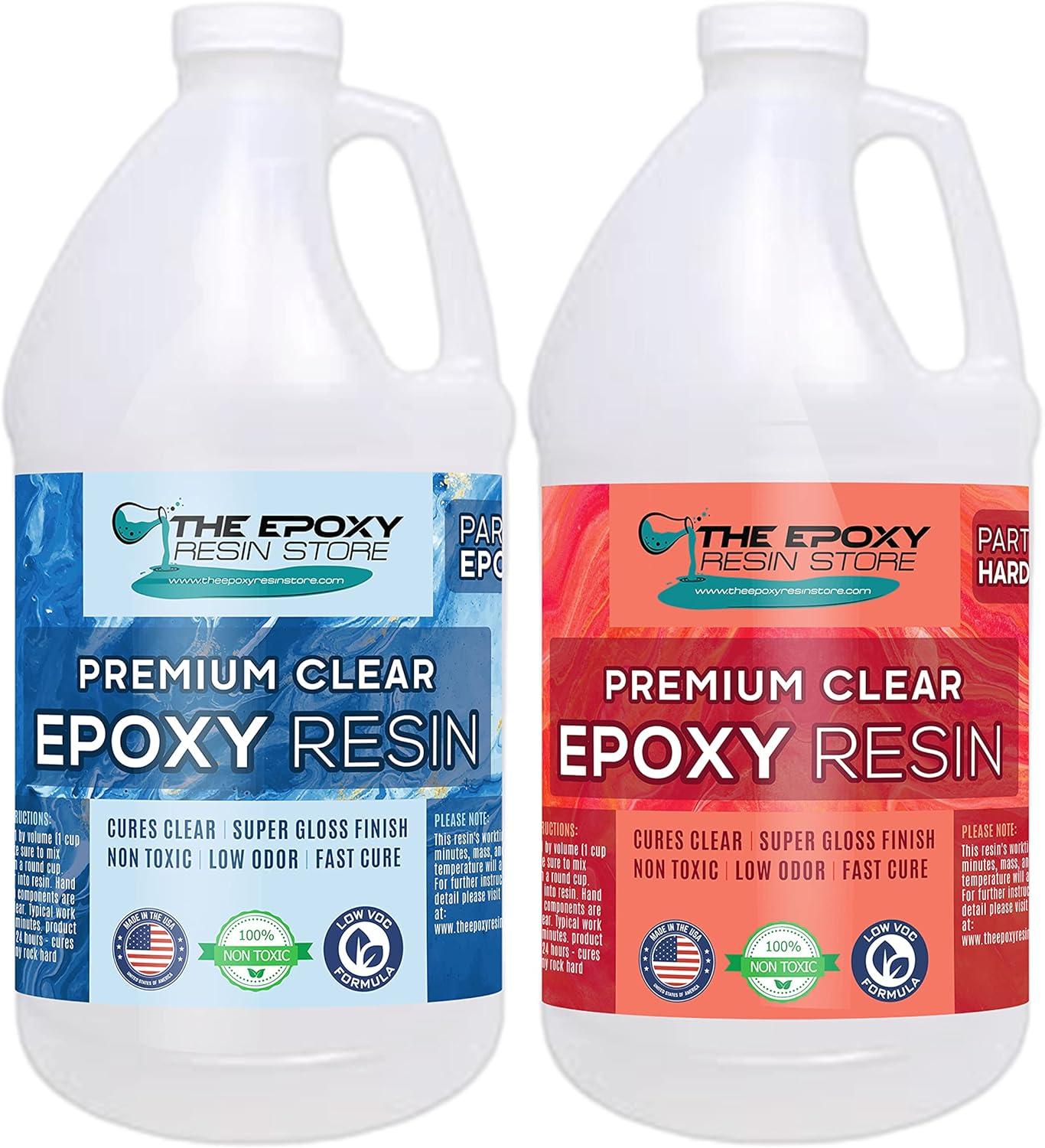 Premium Clear Epoxy Resin Two Gallon Kit for All Applications
