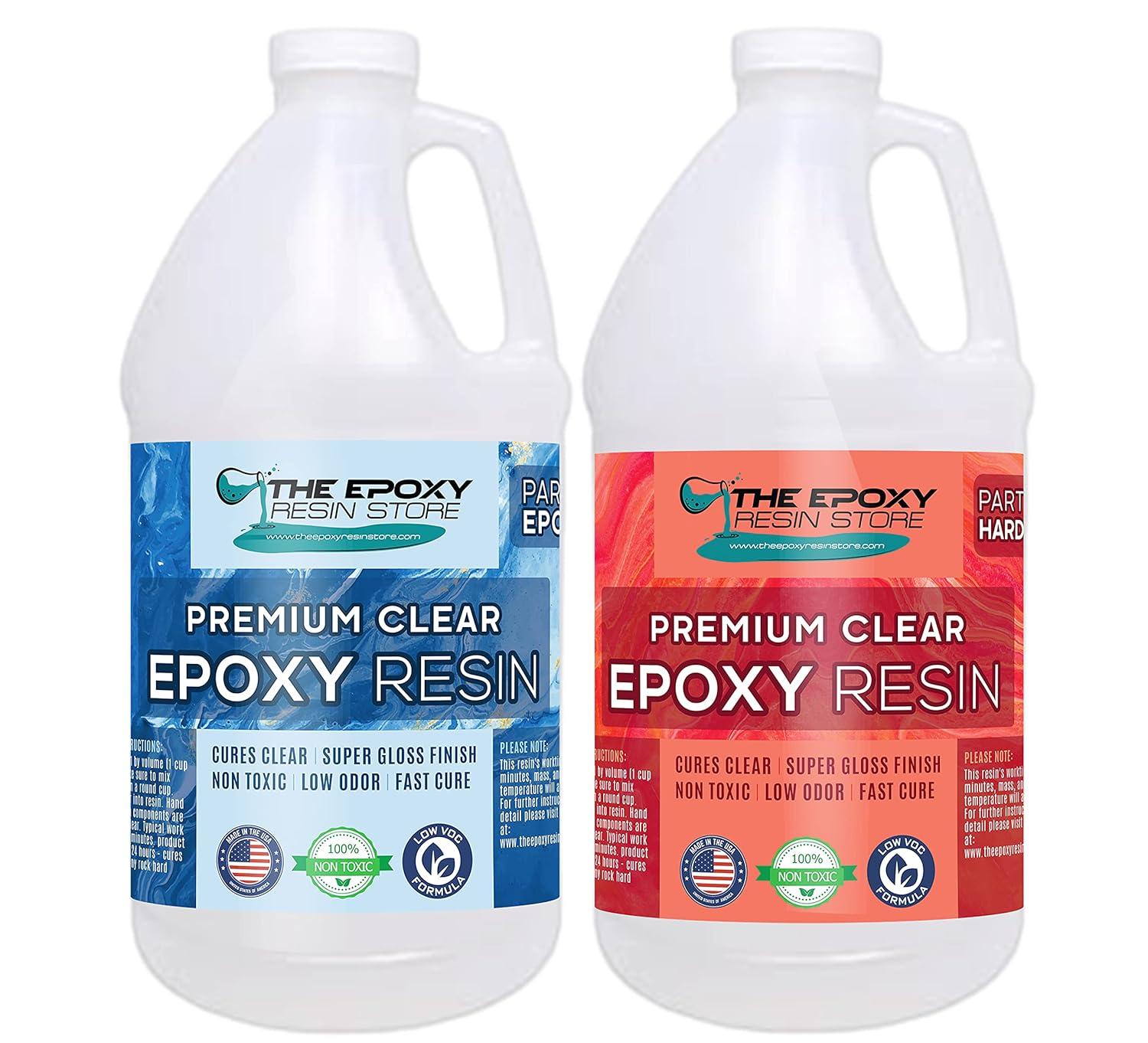 Premium Clear Epoxy Resin Two Gallon Kit for All Applications