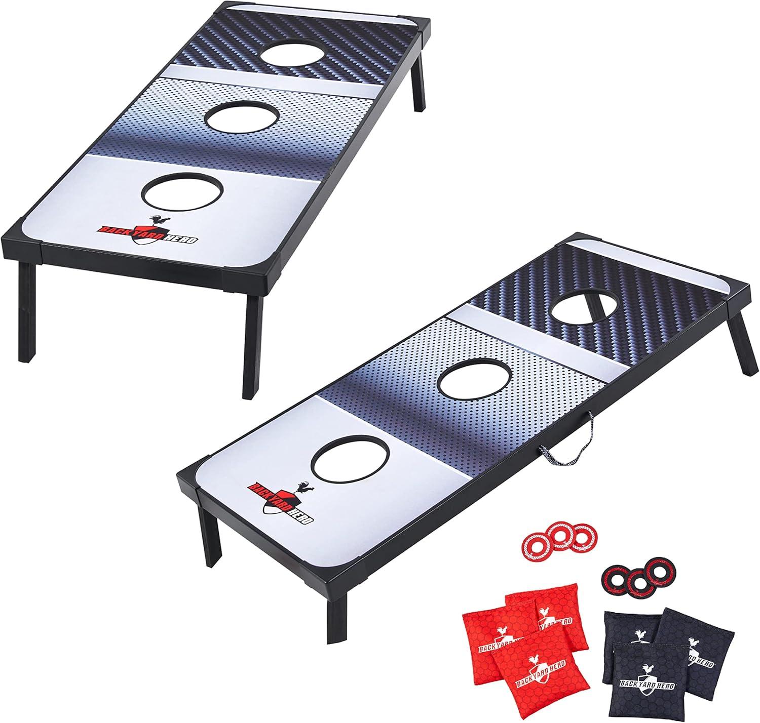 Backyard Hero Backyard Hero 48" Tailgate Combo Bean Bag Toss and Washer Toss Games