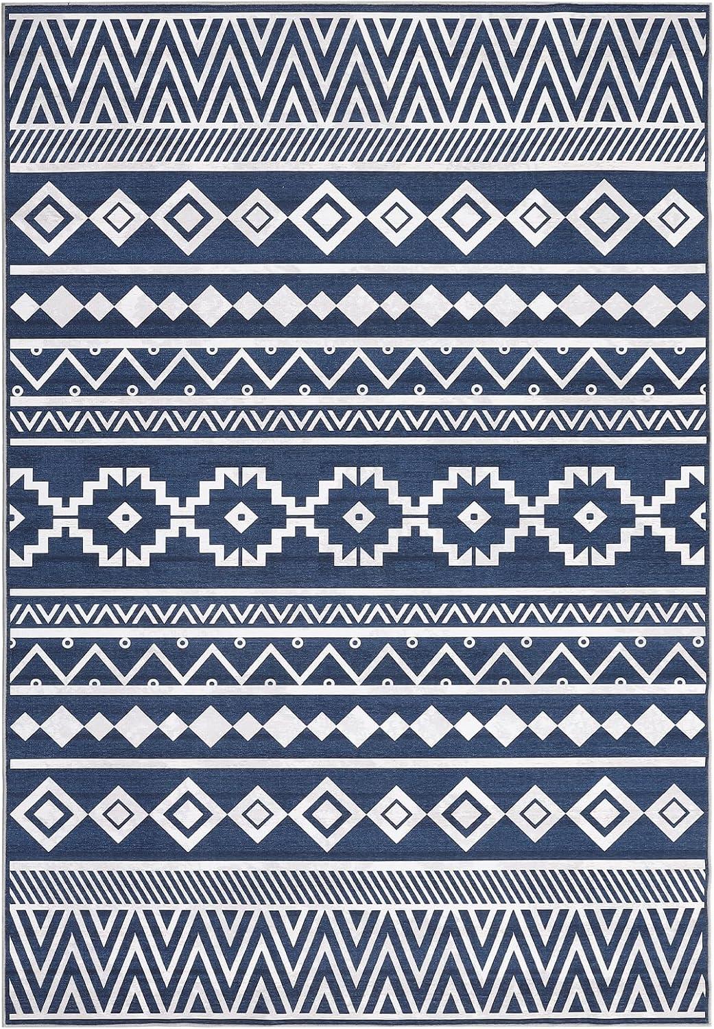 Union Rustic Soft Area Rug, Anti Slip, Washable, Pet Friendly, Boho Modern Carpet for Living Room Bedroom