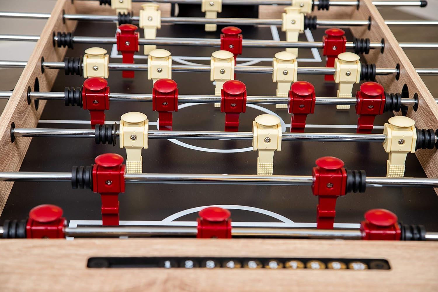 Hathaway Games Madison Multi Game Table with Foosball, Glide Hockey, Table Tennis, Billiards, Shuffleboard and Bowling