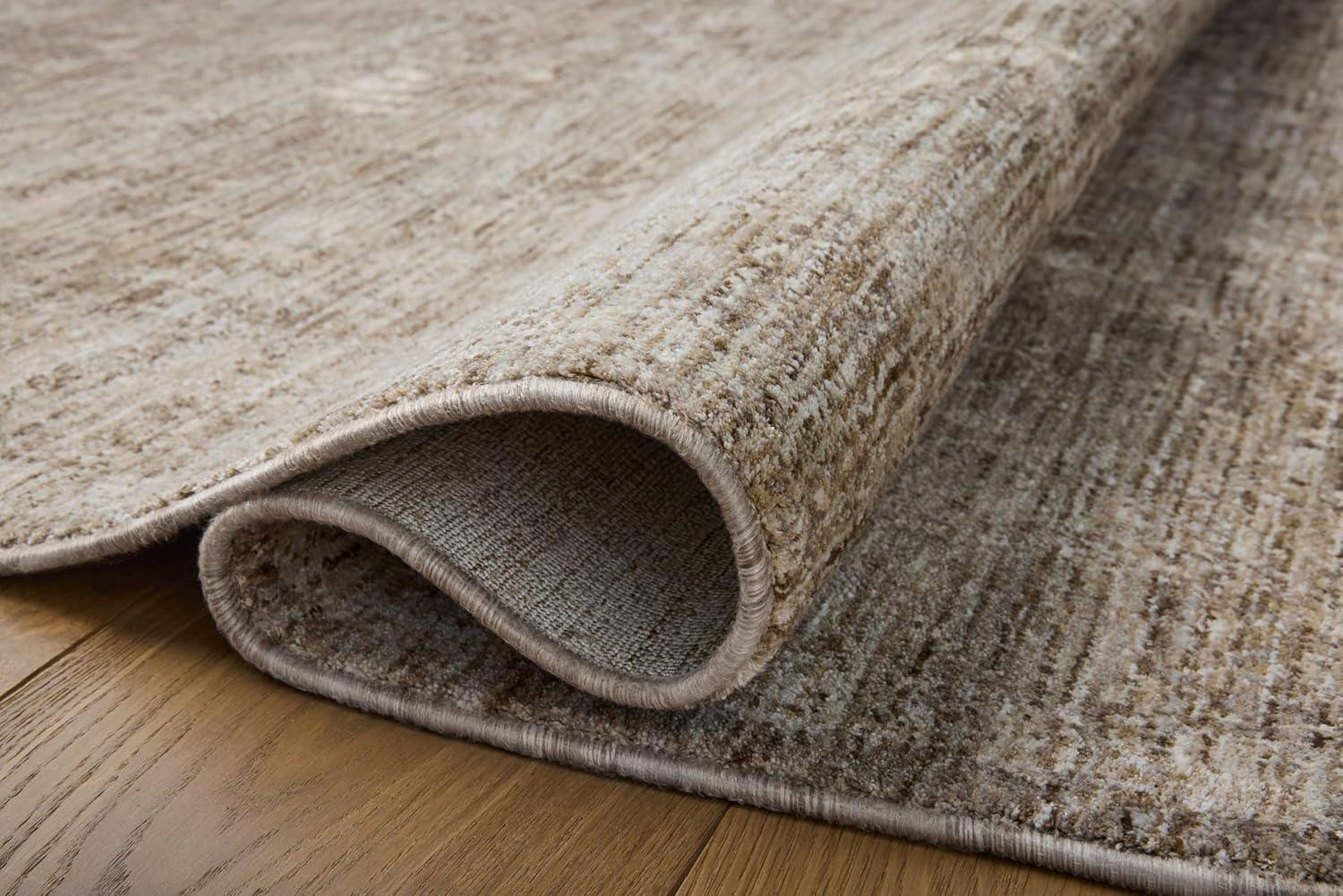 Tabitha Taupe and Pebble Synthetic Runner Rug 2'-7" x 8'-0"