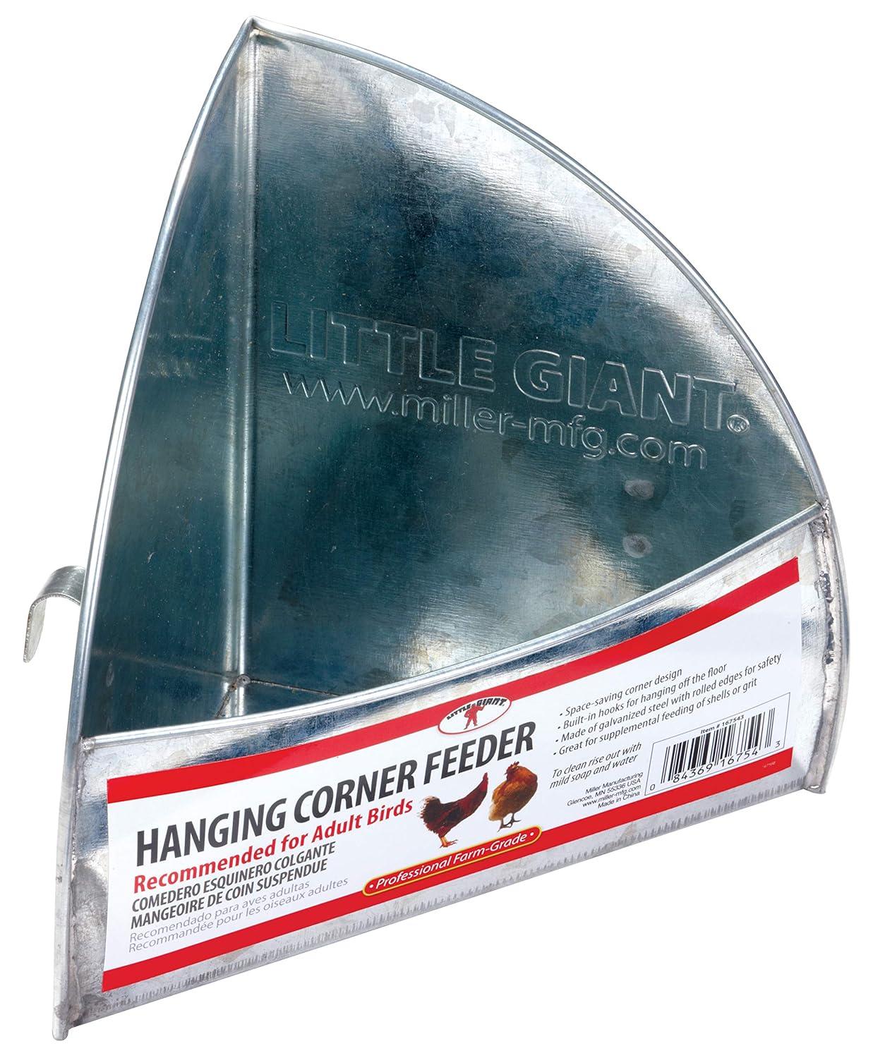 Miller Manufacturing Company Metal Hanging Tray Bird Feeder