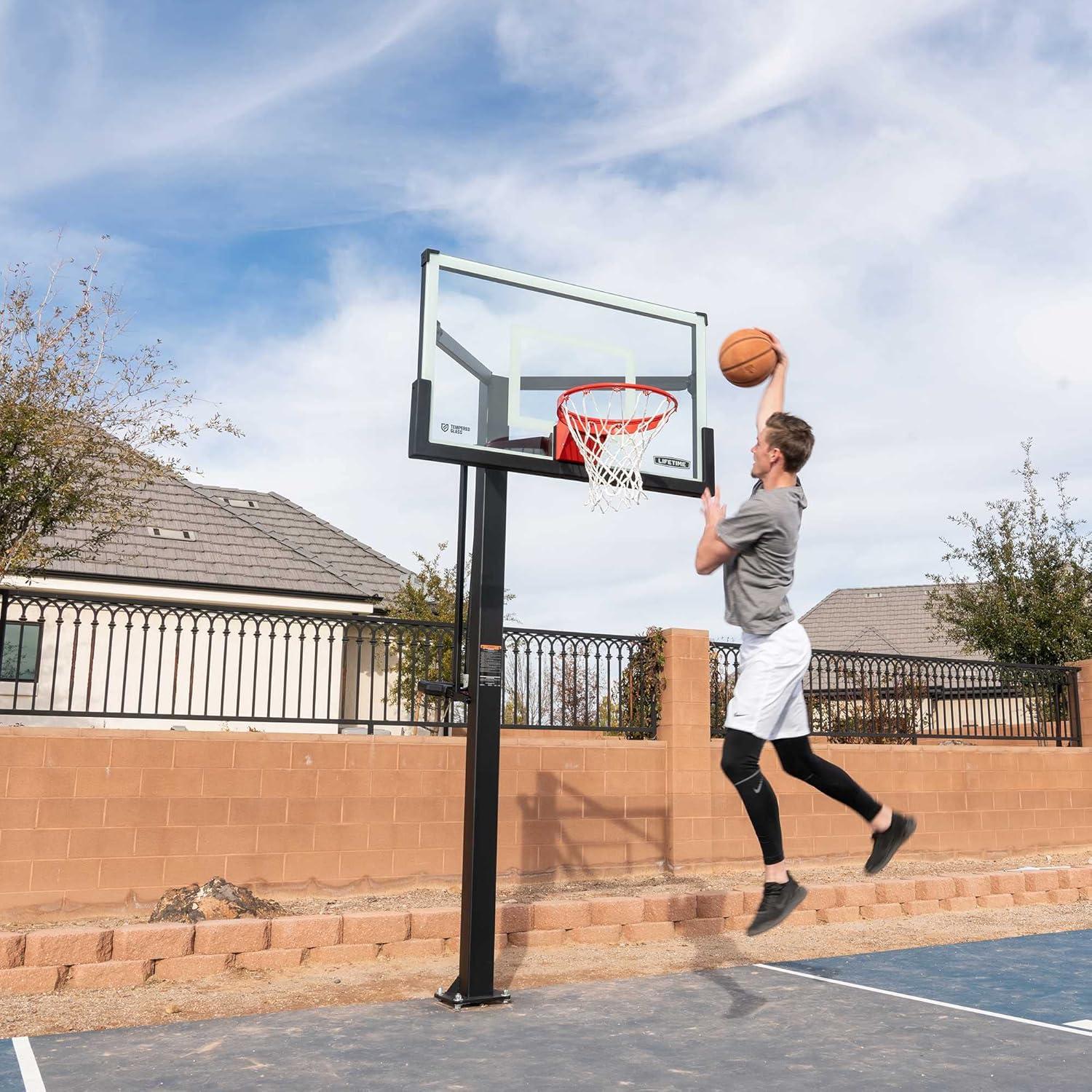 Lifetime 54" Mammoth Bolt Down Basketball Hoop