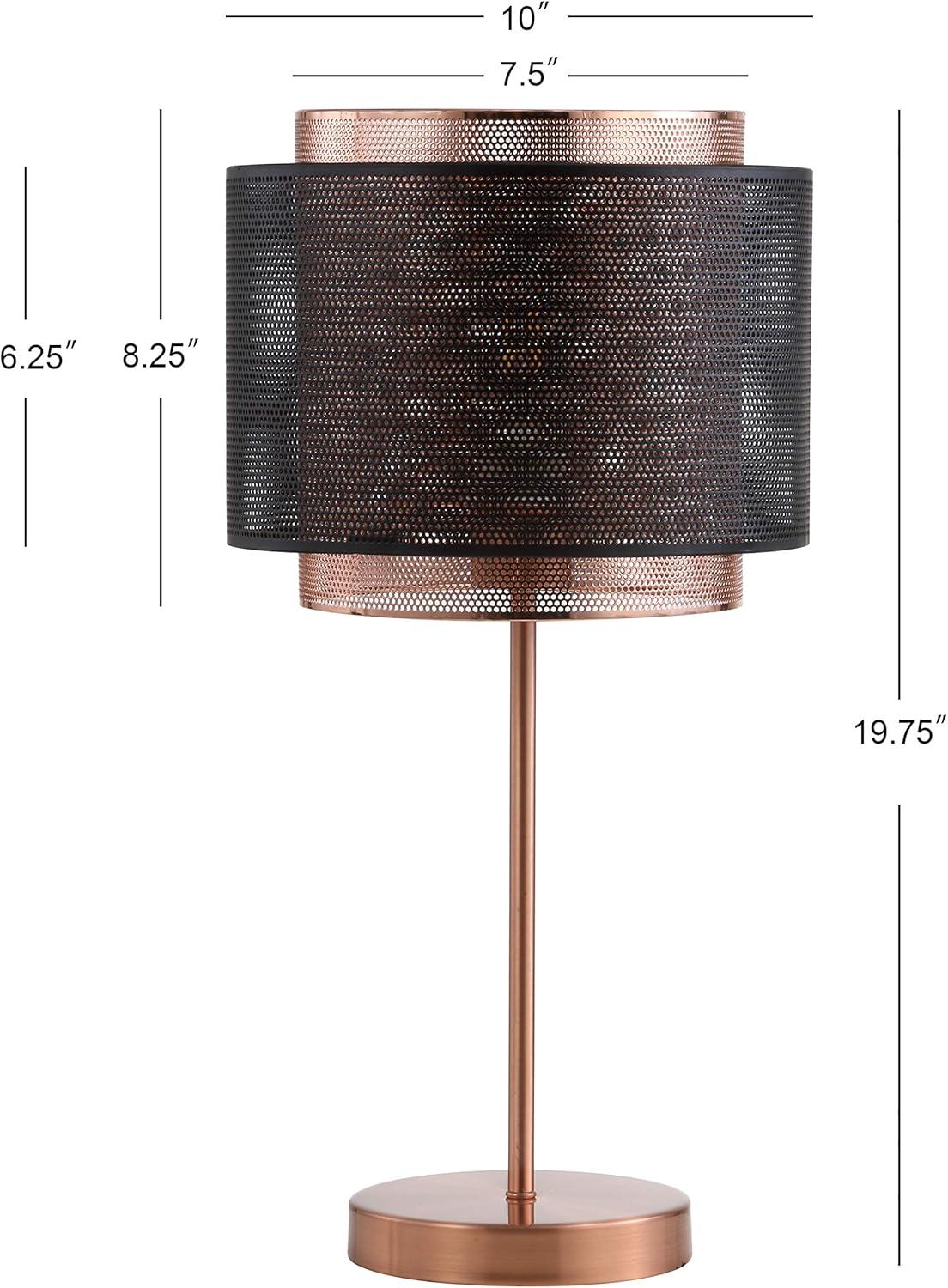 Jonathan Y Lighting Jyl6106 Tribeca 1 Light 20" Tall Led Table Lamp - Copper