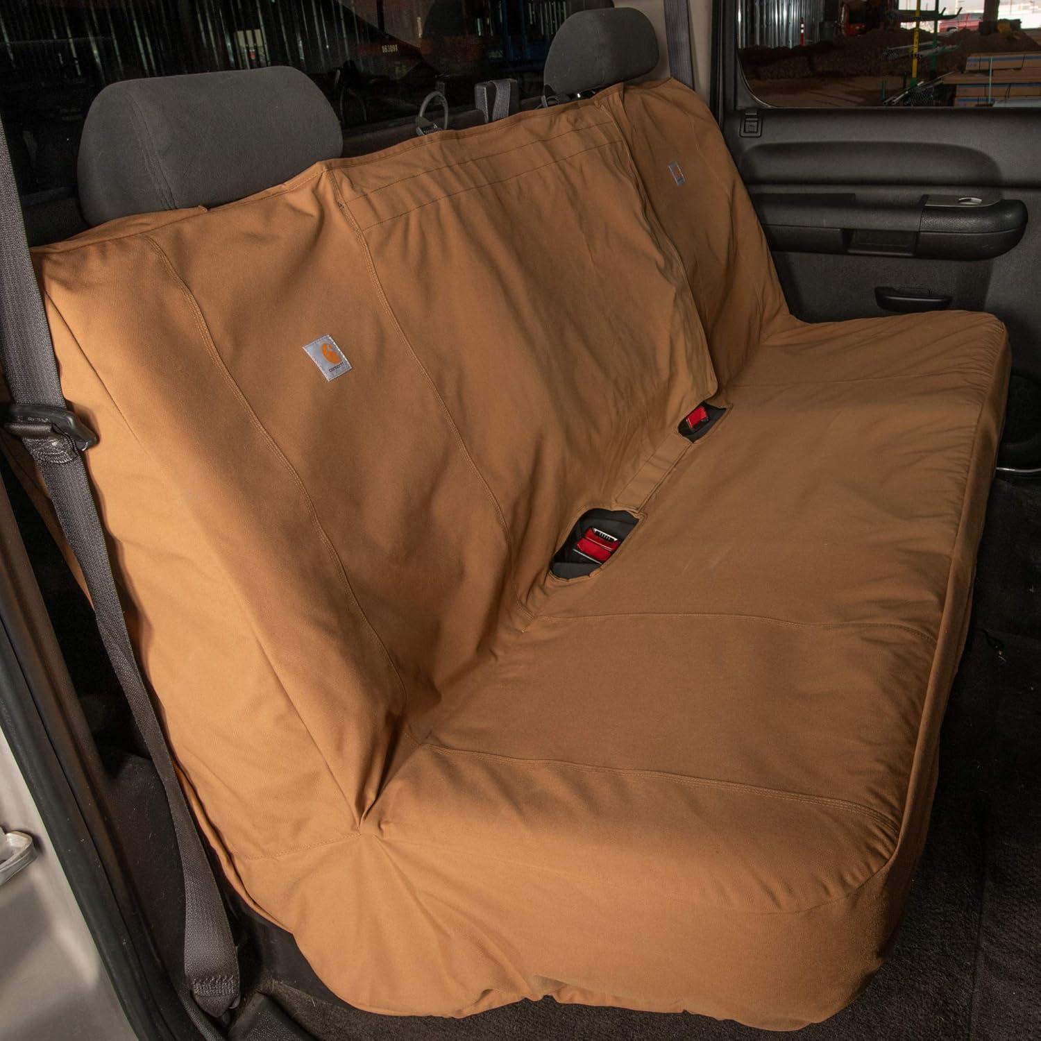 Carhartt Universal Bench Seat Cover, Carhartt Brown