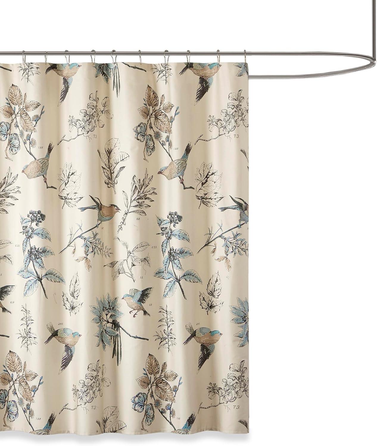 Quincy 100% Cotton Single Shower Curtain