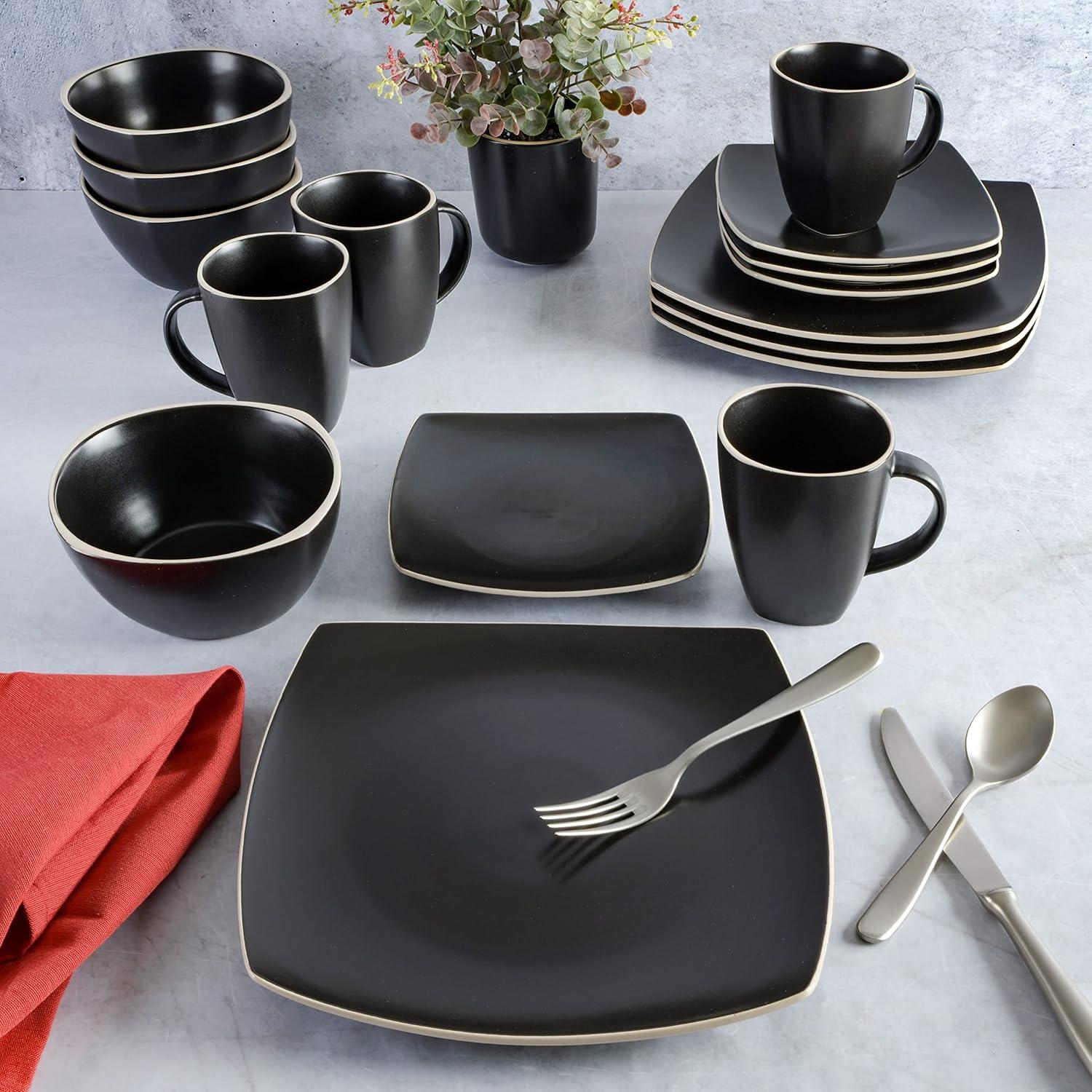 Ivy Bronx  Stoneware Dinnerware - Service for 4