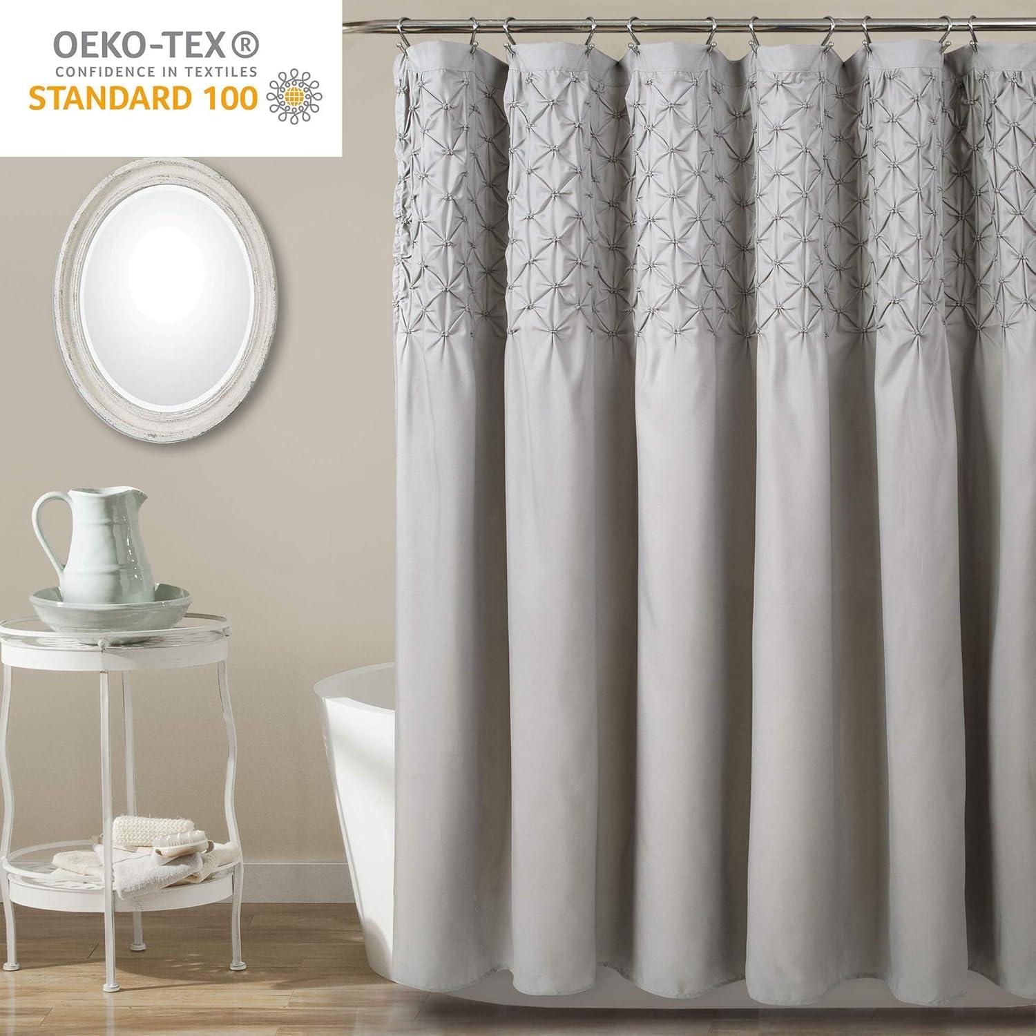Lush Decor Bayview Cotton Shower Curtain