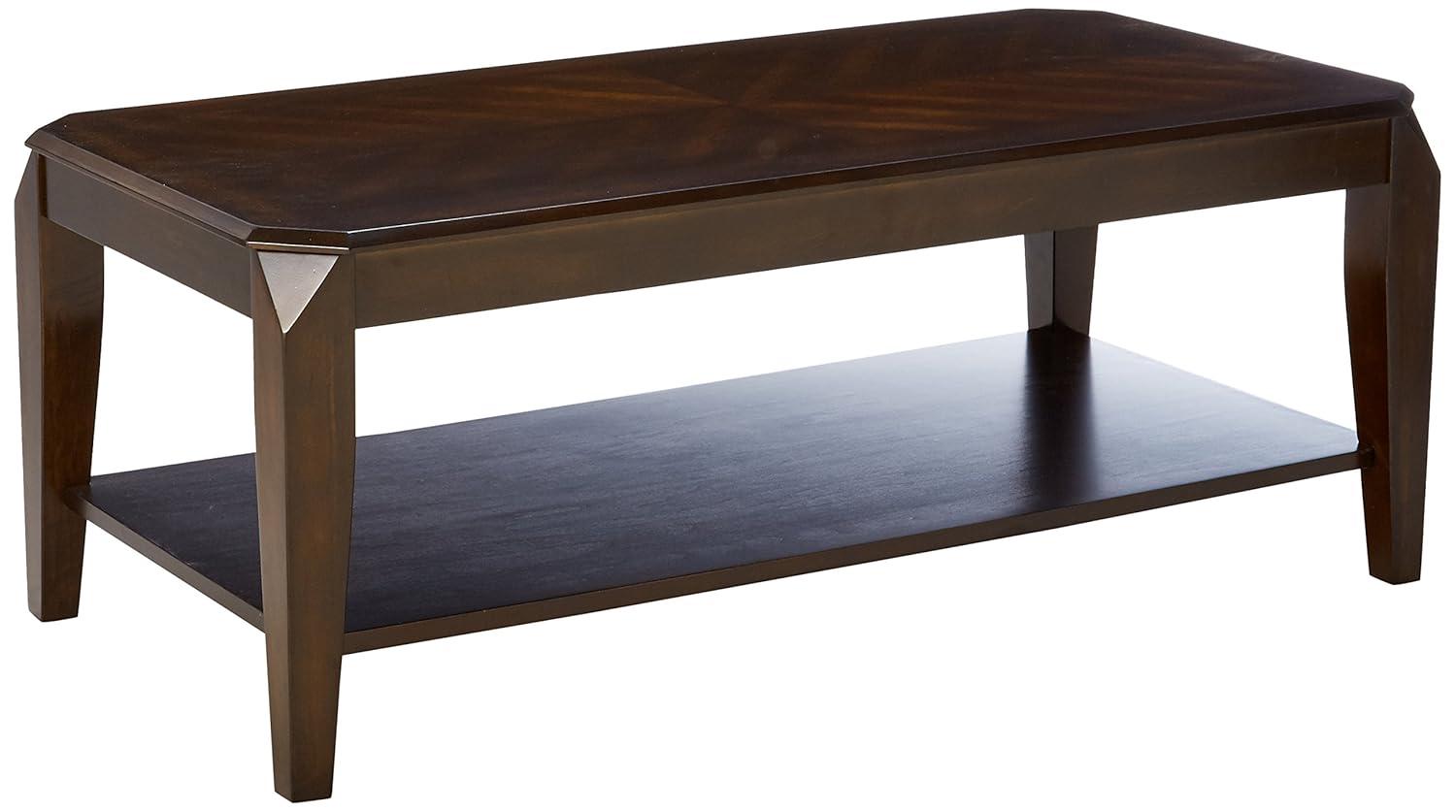 ACME Docila 3 Piece Wooden Coffee Table Set in Walnut