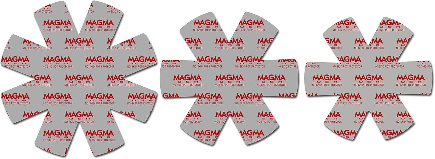 Magma Products, A10-368 No-Skid 3-Piece Pot Protectors Set, Grey