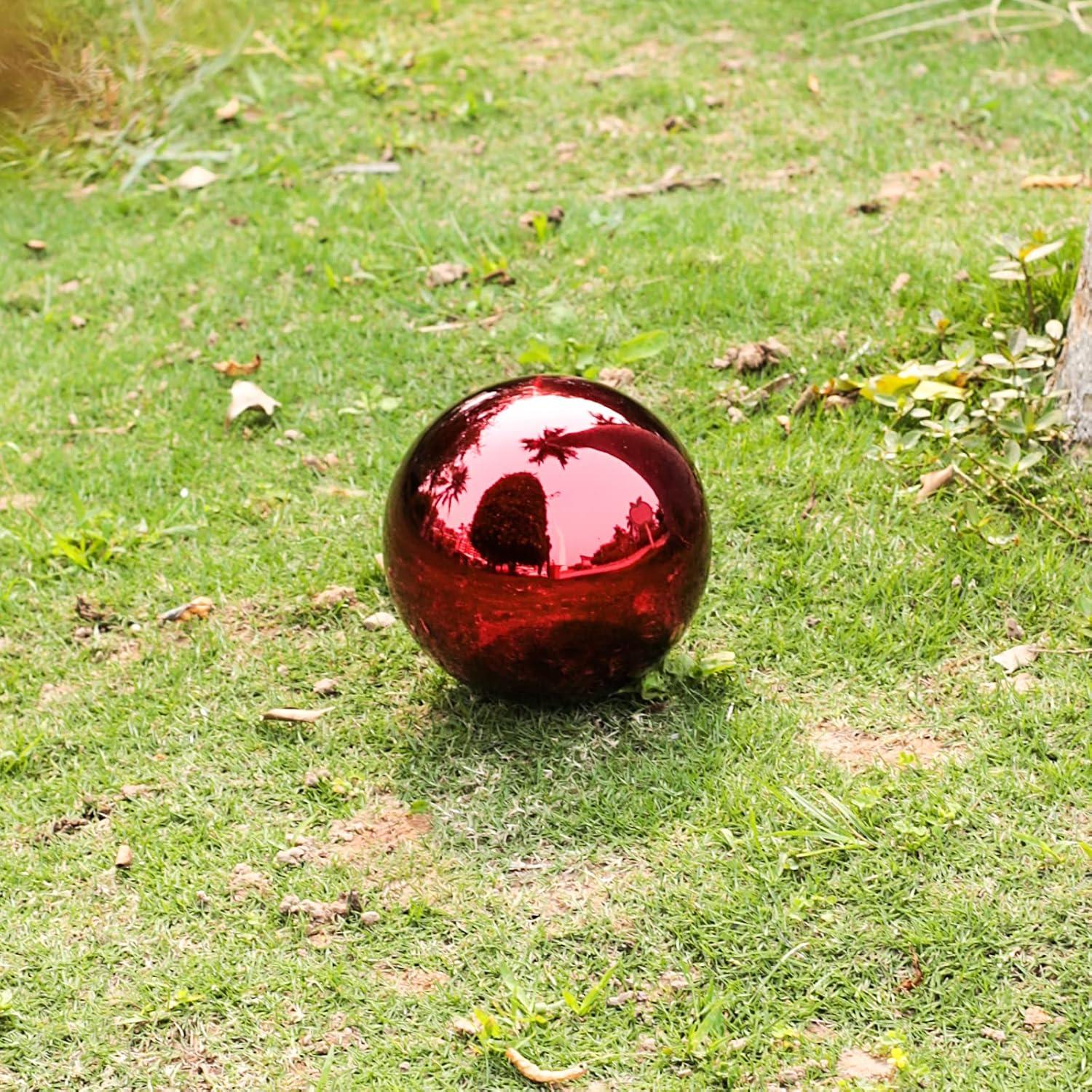 The Holiday Aisle® Champlain Metal Abstract Gazing Ball