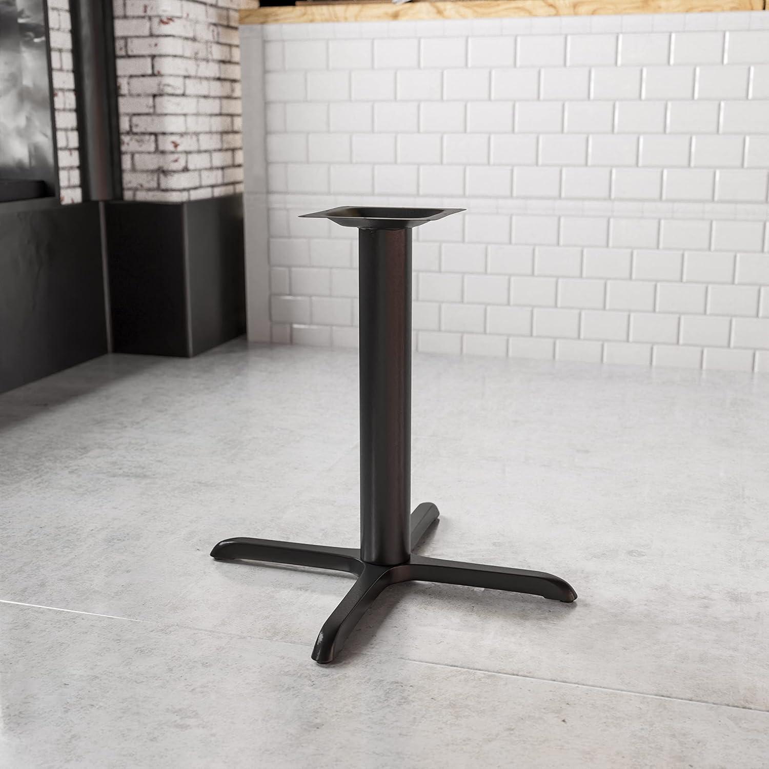 Flash Furniture Beverly Restaurant Table X-Base with 3" Dia. Table Height Column