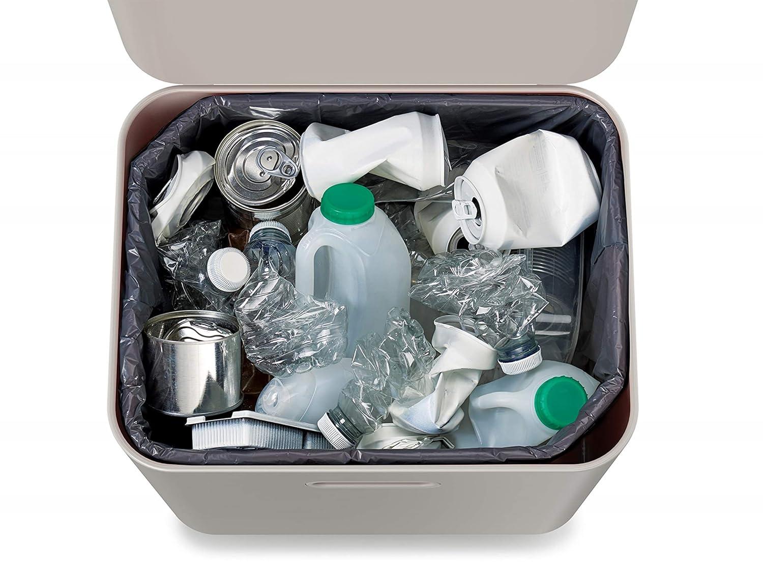 Joseph Joseph Totem Waste & Recycling Dual Kitchen Trash Can