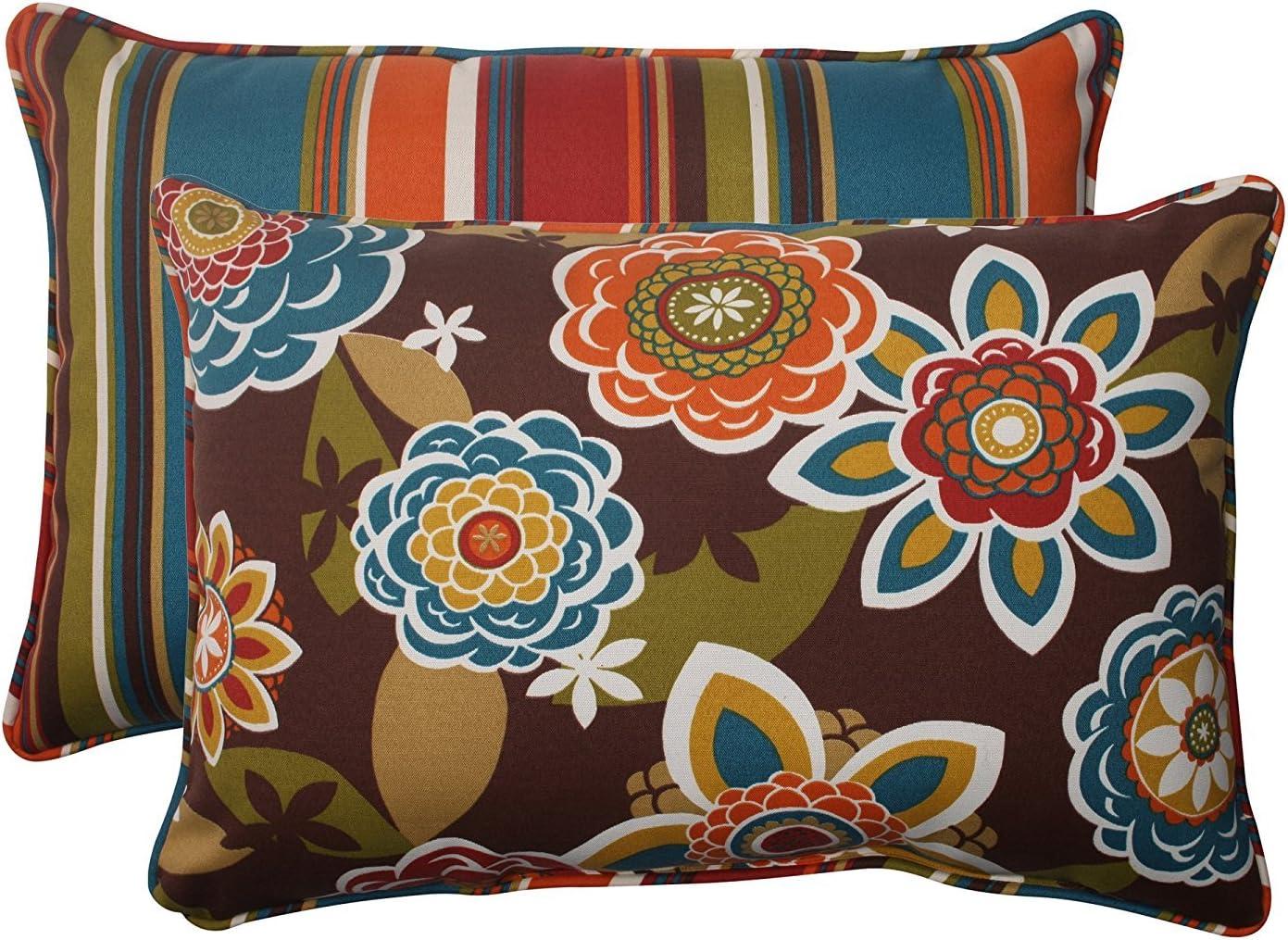 Indoor/Outdoor Reversible Throw Pillow (Set of 2)