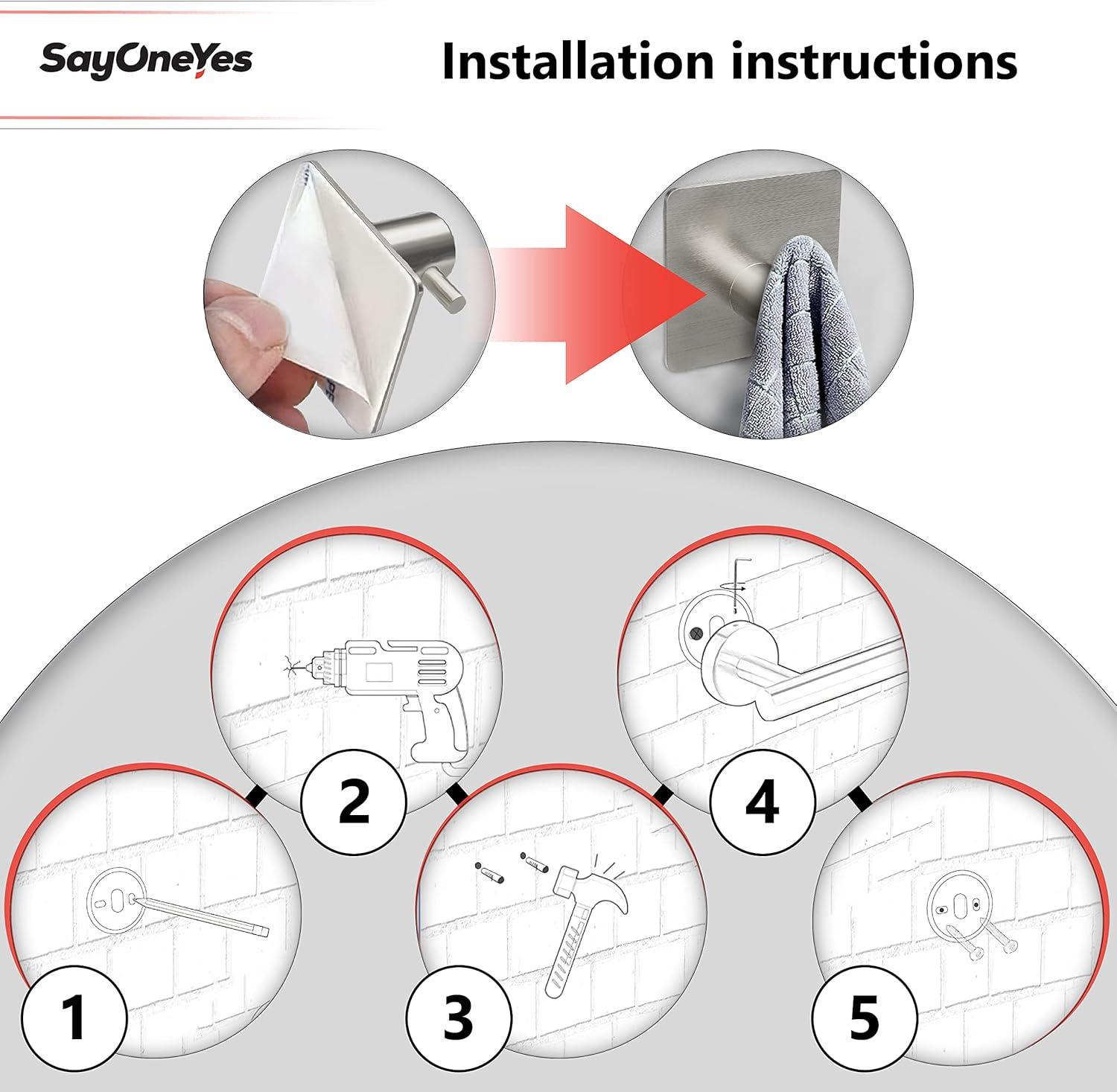 Bathroom Hardware Set (Brushed Nickel)