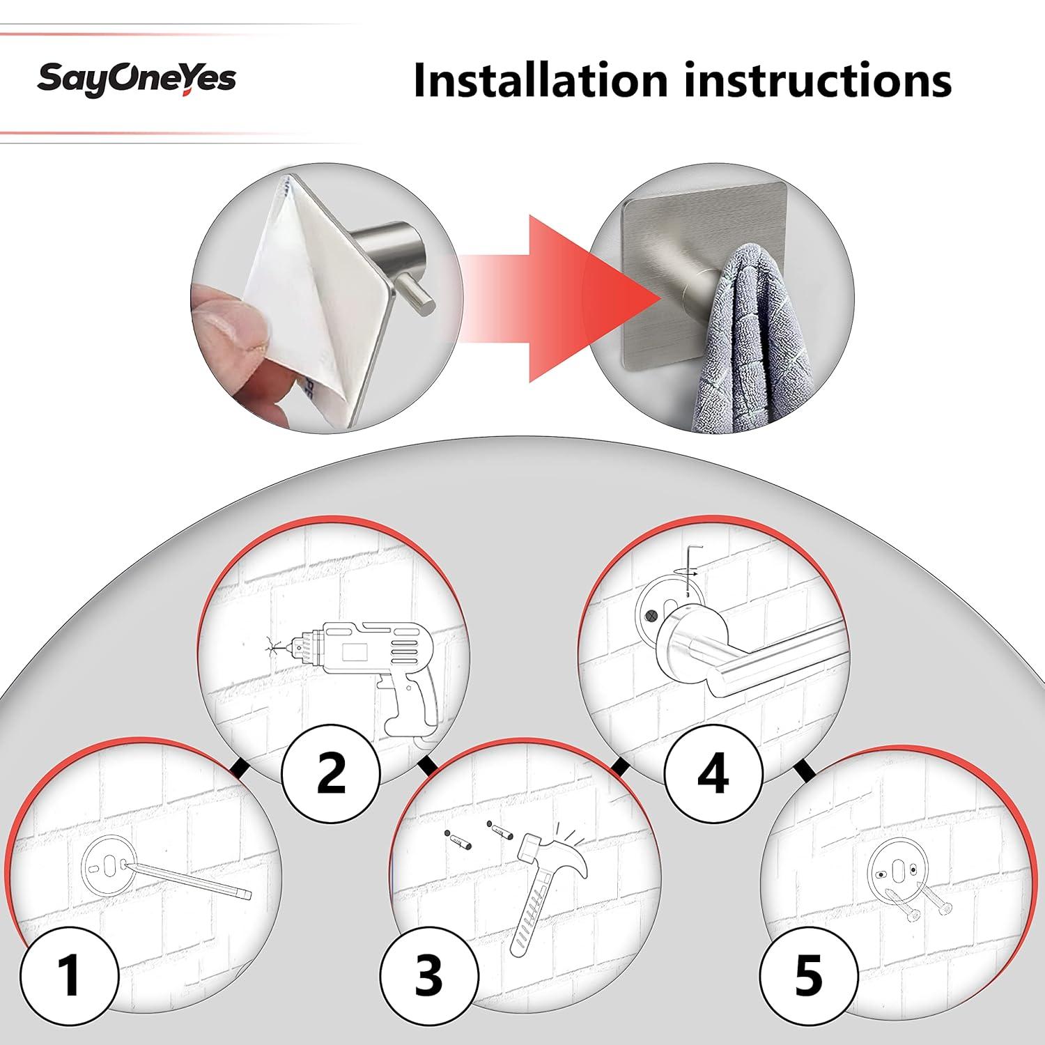 Bathroom Hardware Set (Brushed Nickel)