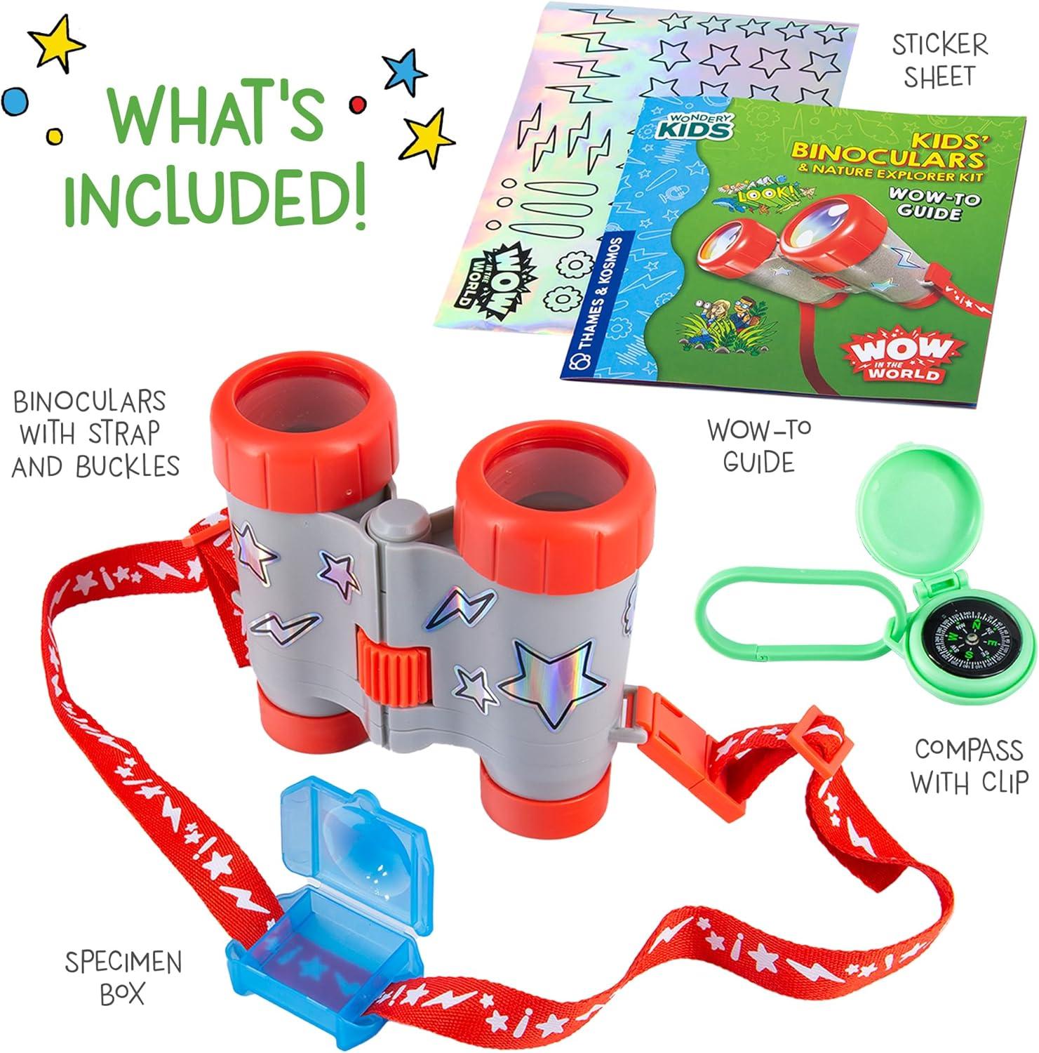 Wow in the World: Kids' Binoculars & Nature Explorer Kit